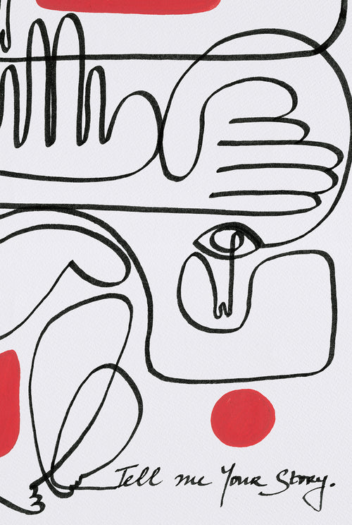 art-jodi-print-curiouser-line art-romantics-limited edition