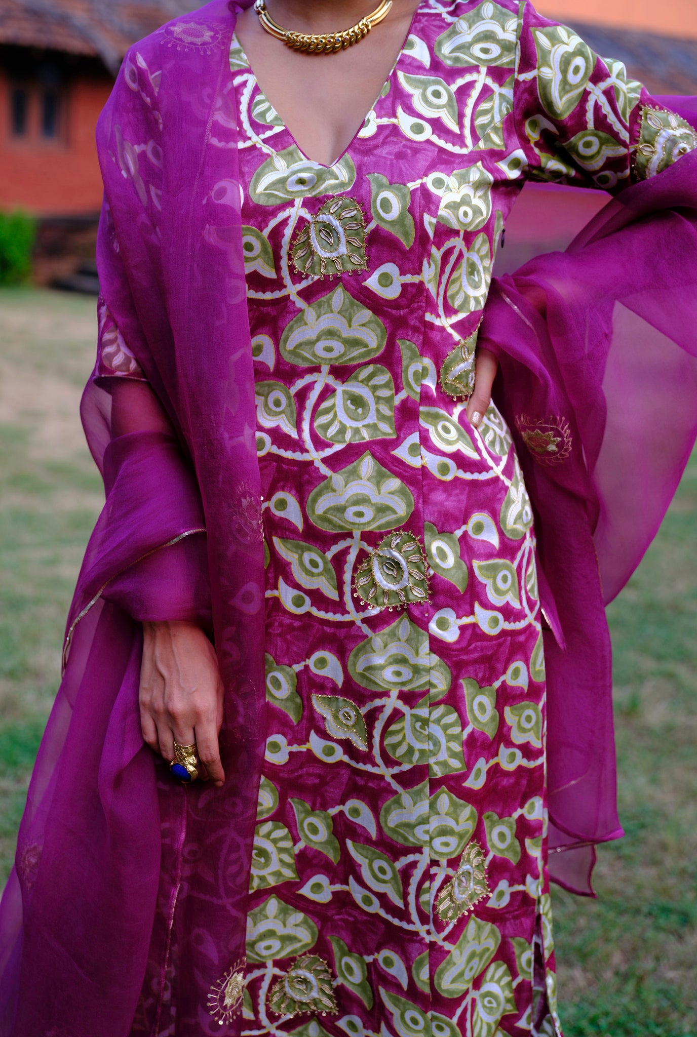 Velu Silk Kurta Set