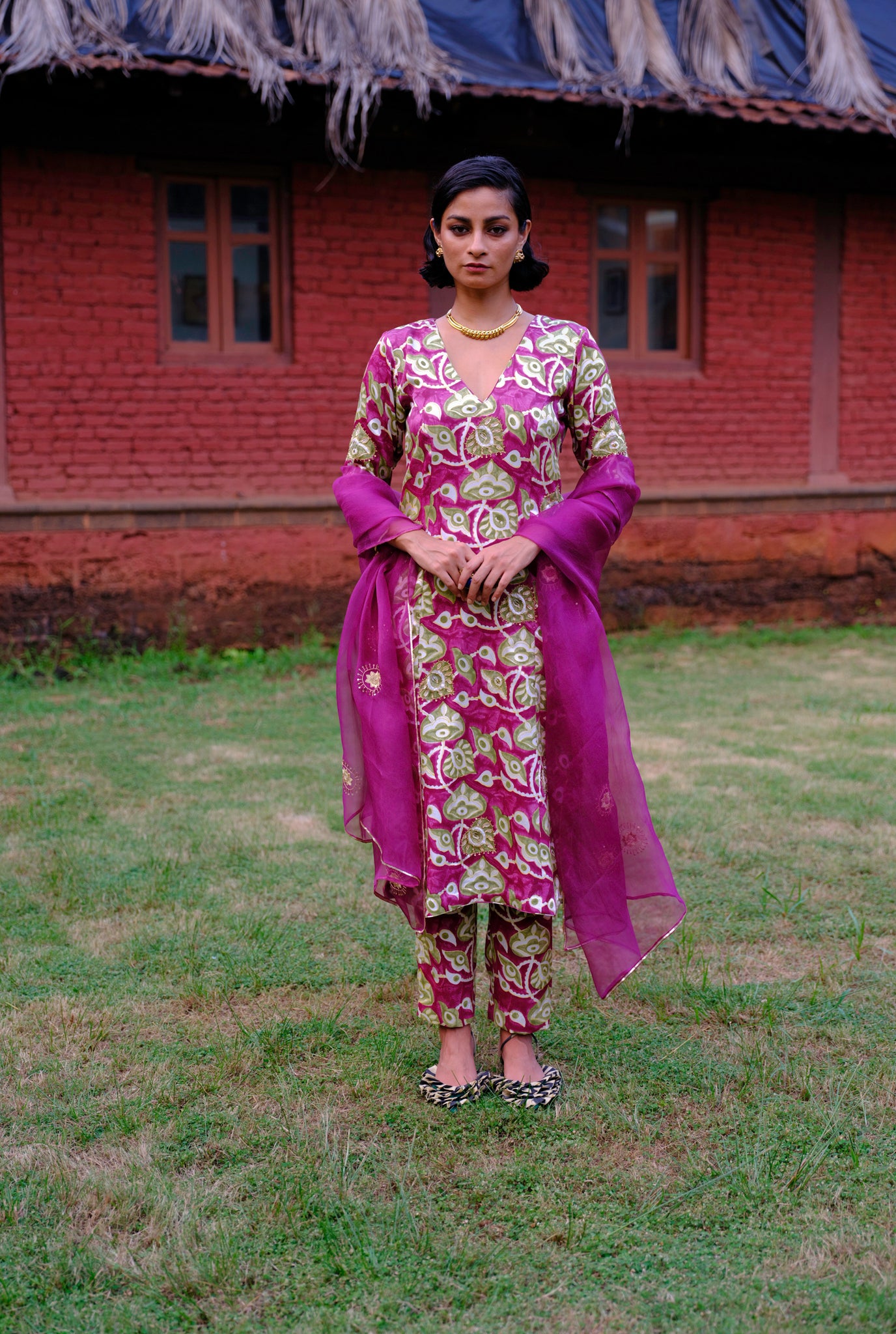 Velu Silk Kurta Set