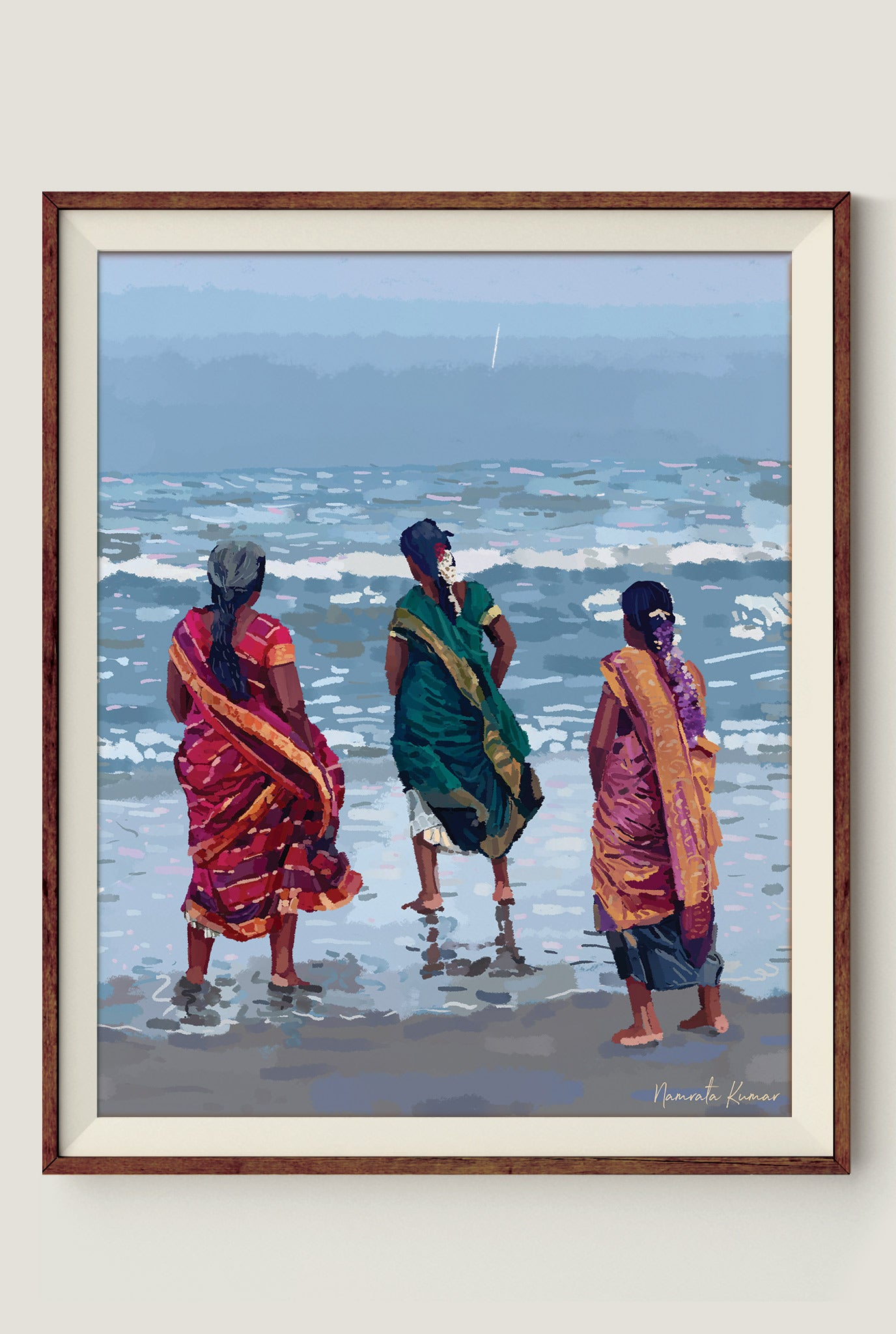 Pondi By The Sea  Art Print