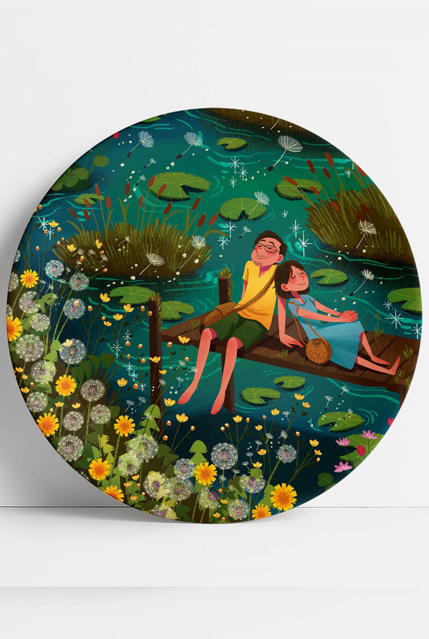 By Your Side Decor Plate