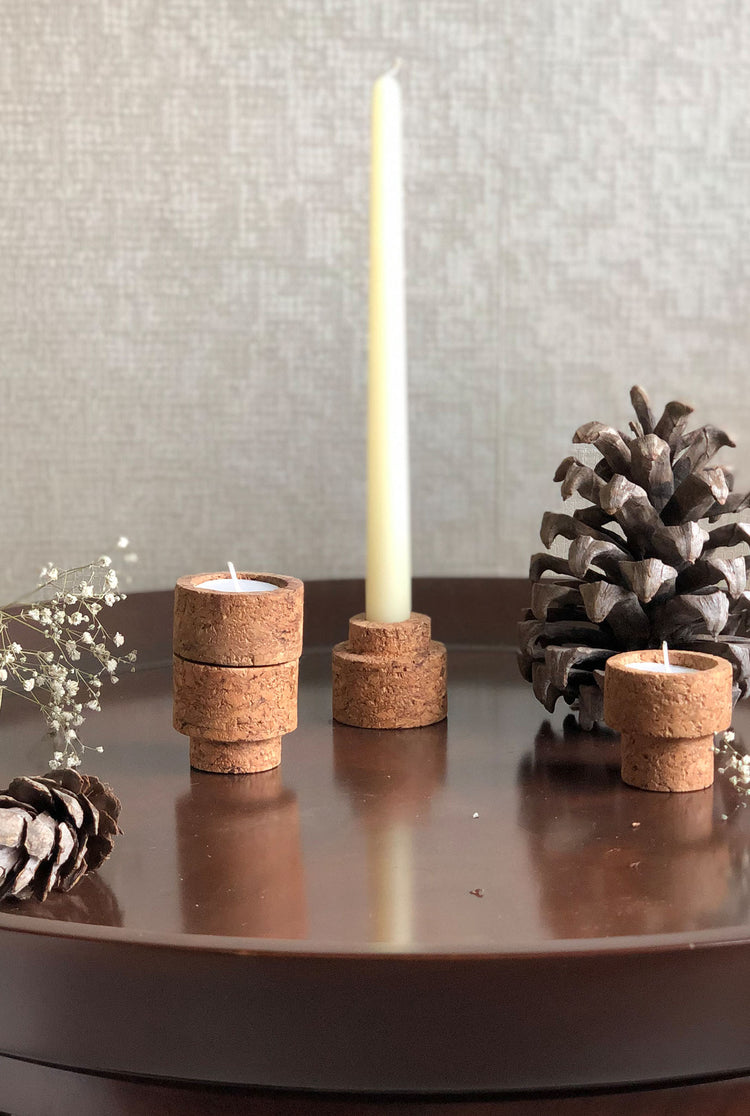 cork-reversible-candle-stand-biodegradable-durable