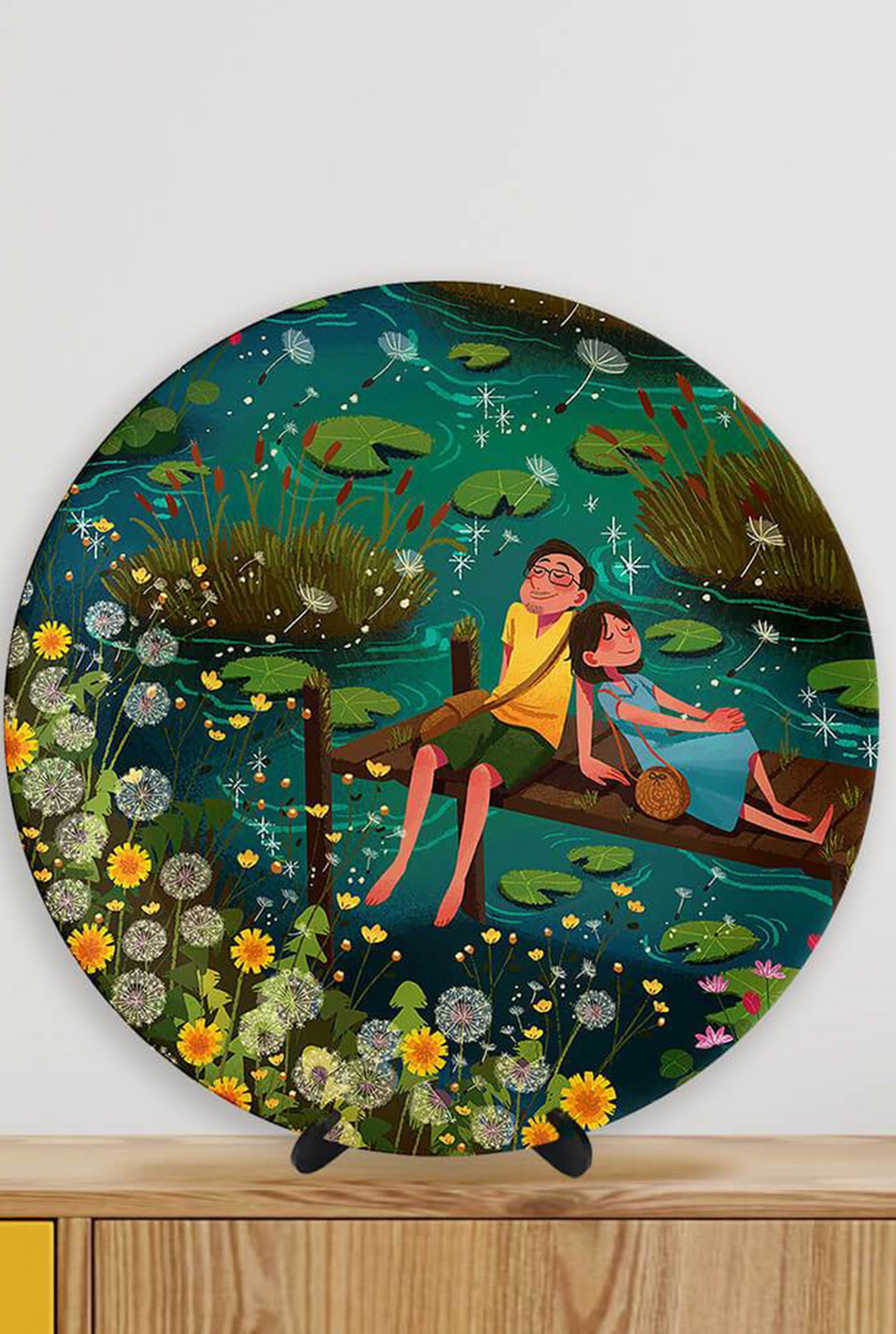 By Your Side Decor Plate