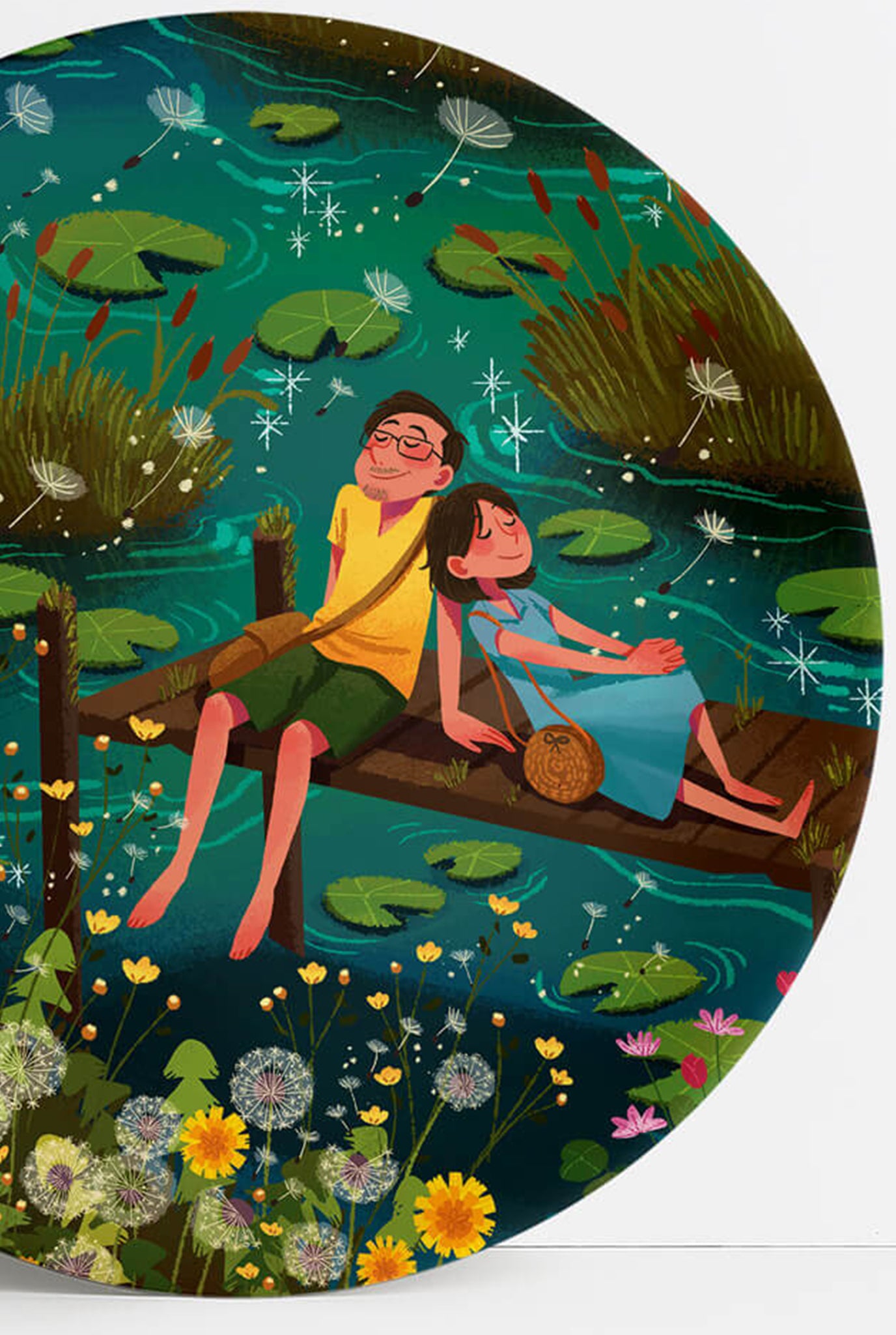 By Your Side Decor Plate