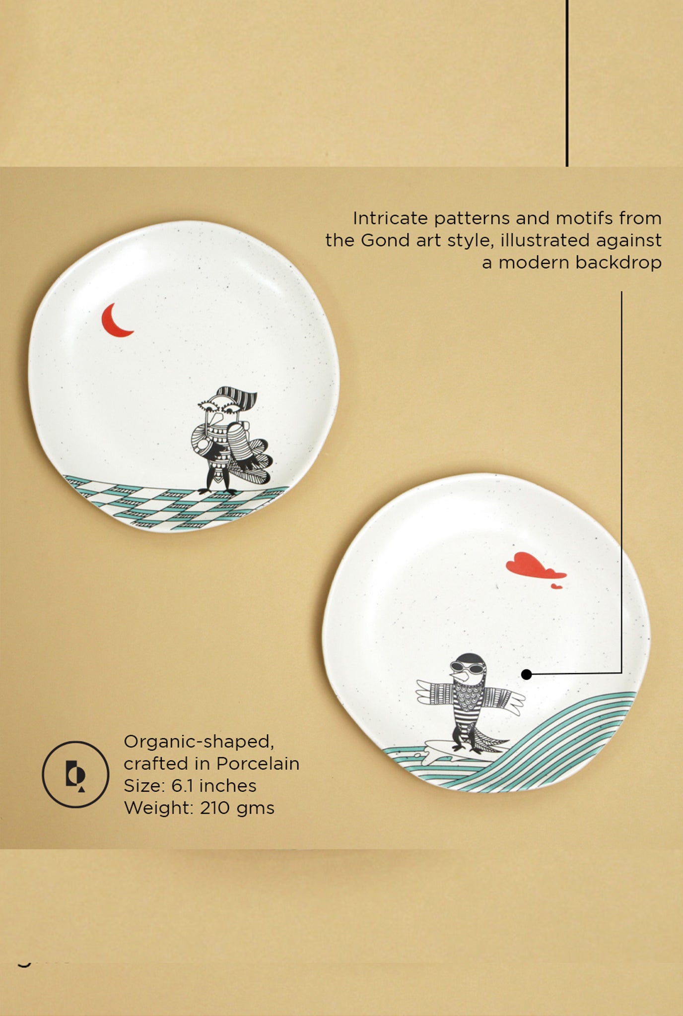 On Course Quarter Plates (Set Of 2-1)