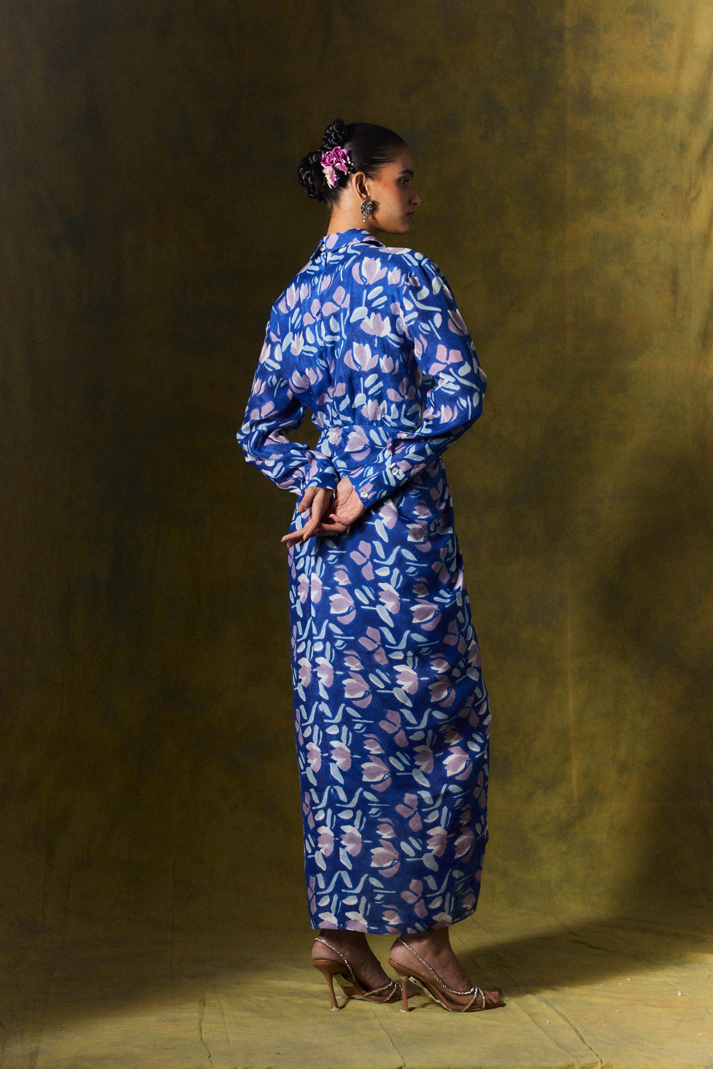 Neelam Silk Shirt Dress