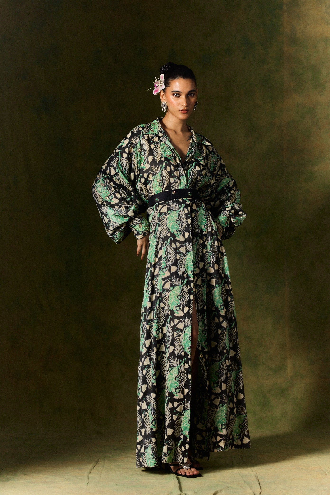 Gulsher Silk Shirt Dress