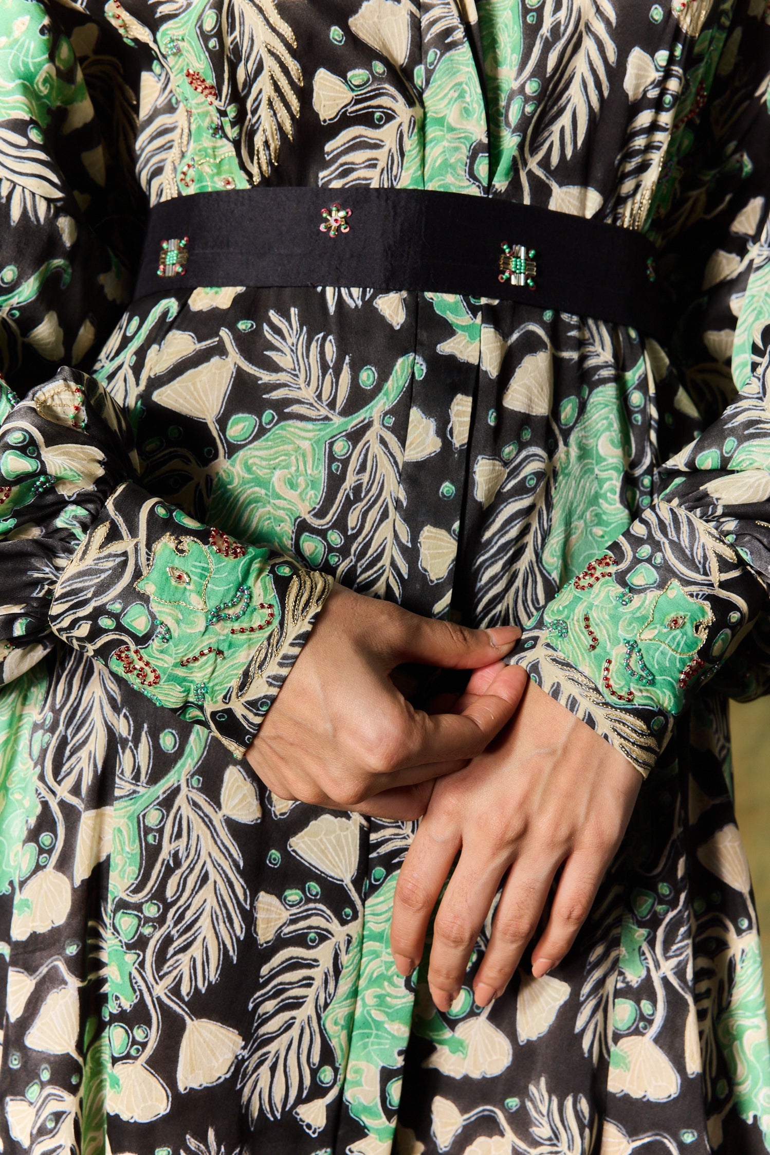 Gulsher Silk Shirt Dress
