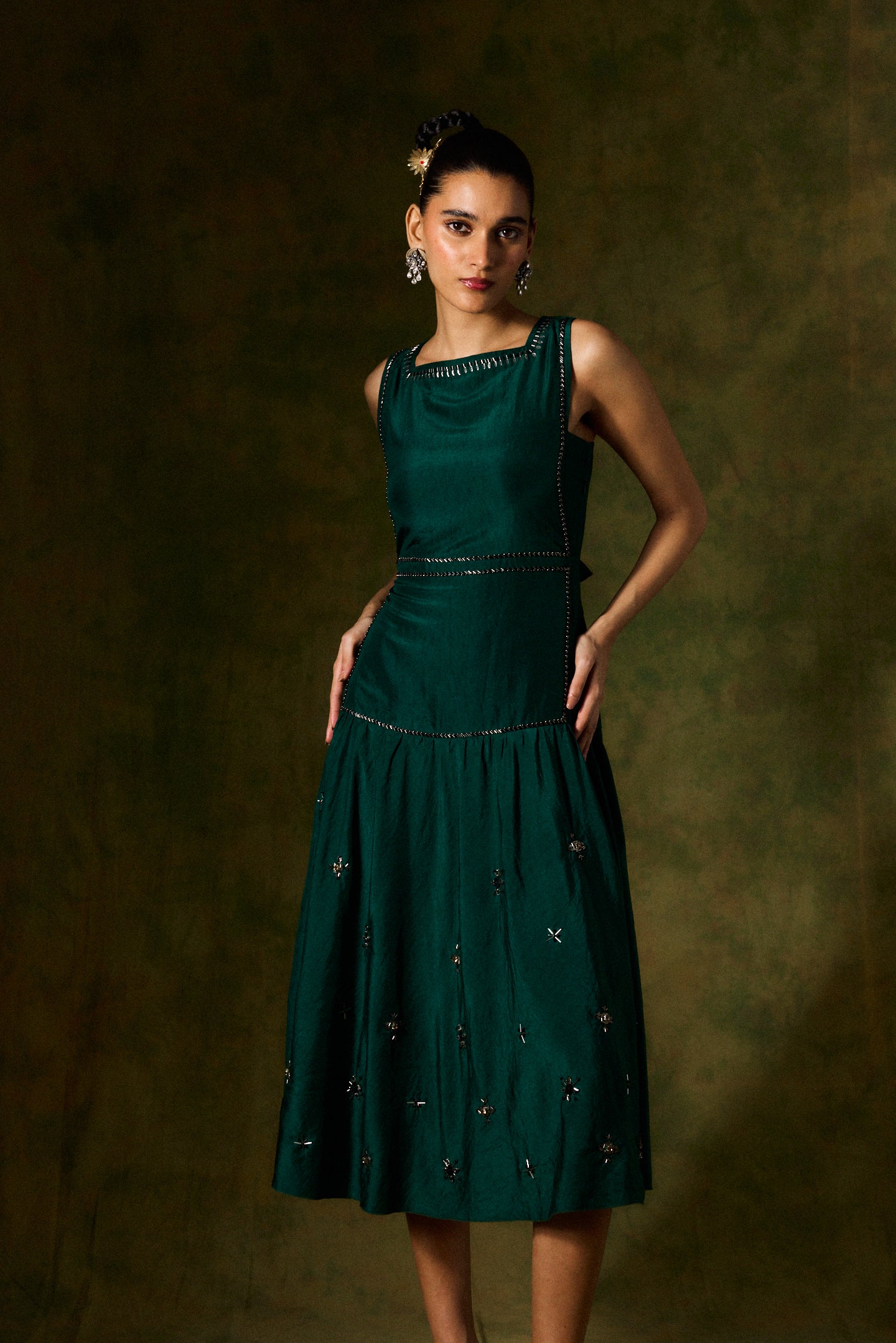 Zafira Silk Dress