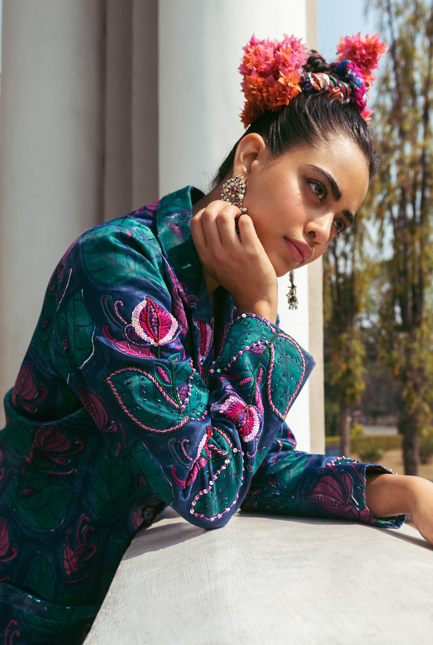 The-Jodi-Life-silk-pant-suit-embroidery-embellished-sequins-festive-handcrafted-sustainable-colourful