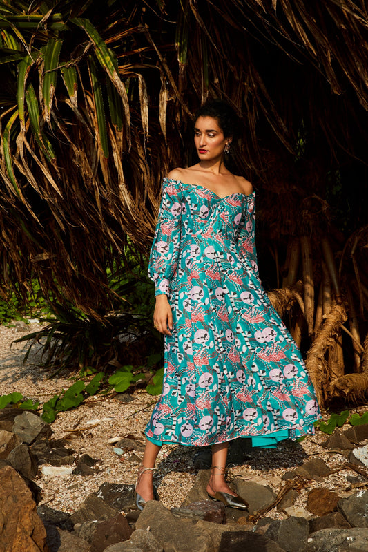 Madhubani silk dress | Relove
