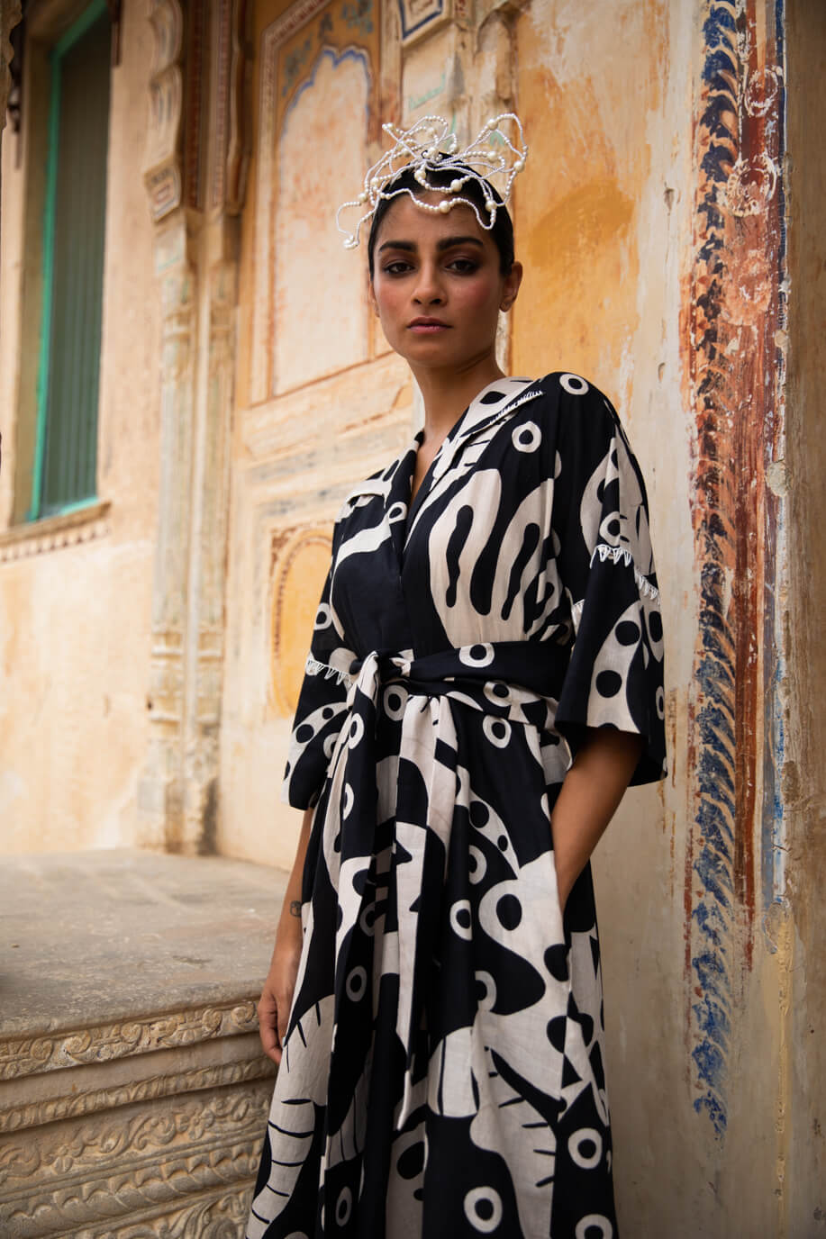 the-jodi-life-jantar-mantar-white-and-black-dress