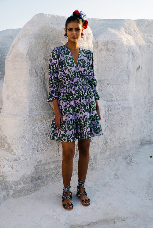 jodi-sustainable-handblock-printed-lilac-mini-dress
