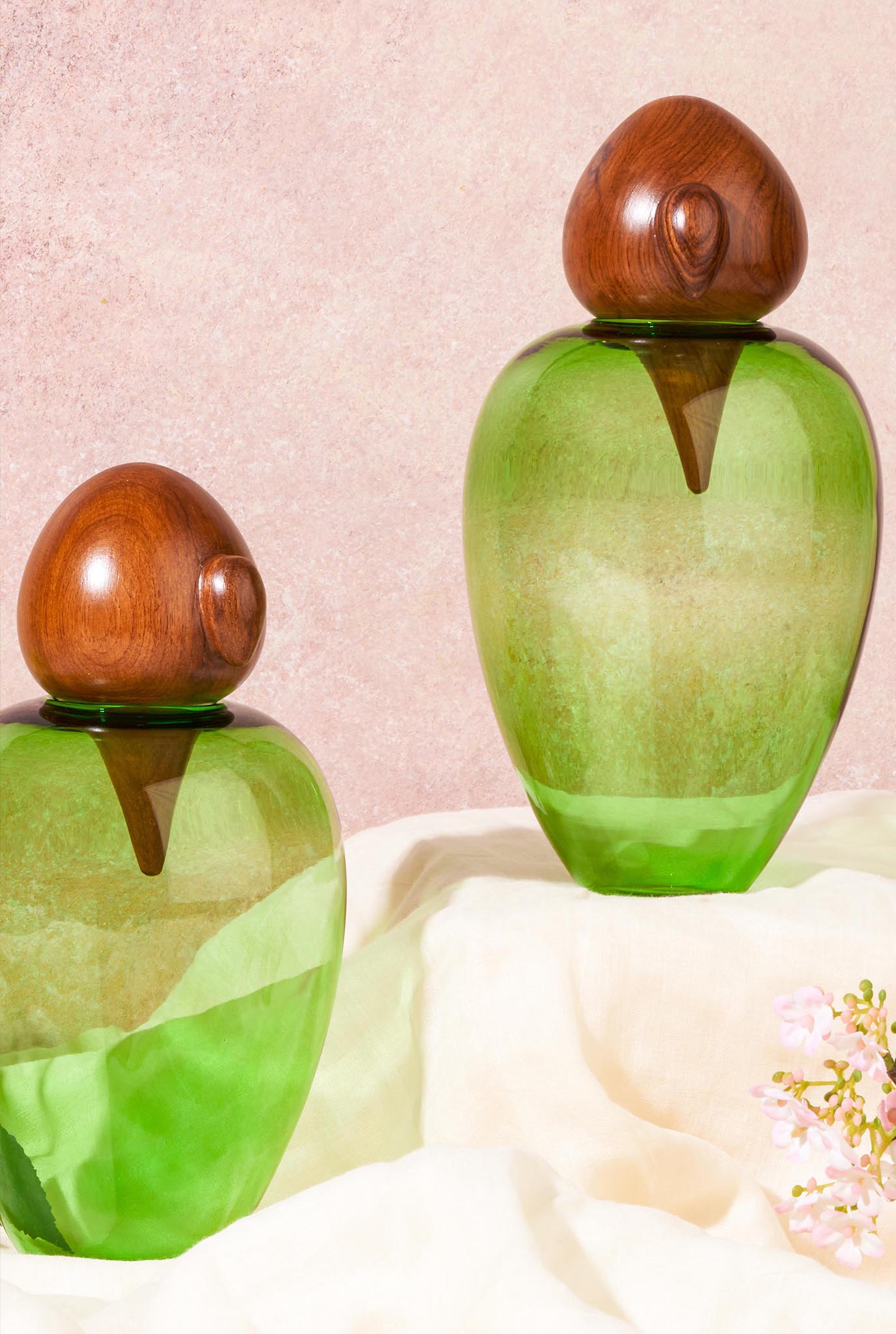 clear-coloured-jar-decor-handblown glass-sustainable-jodi
