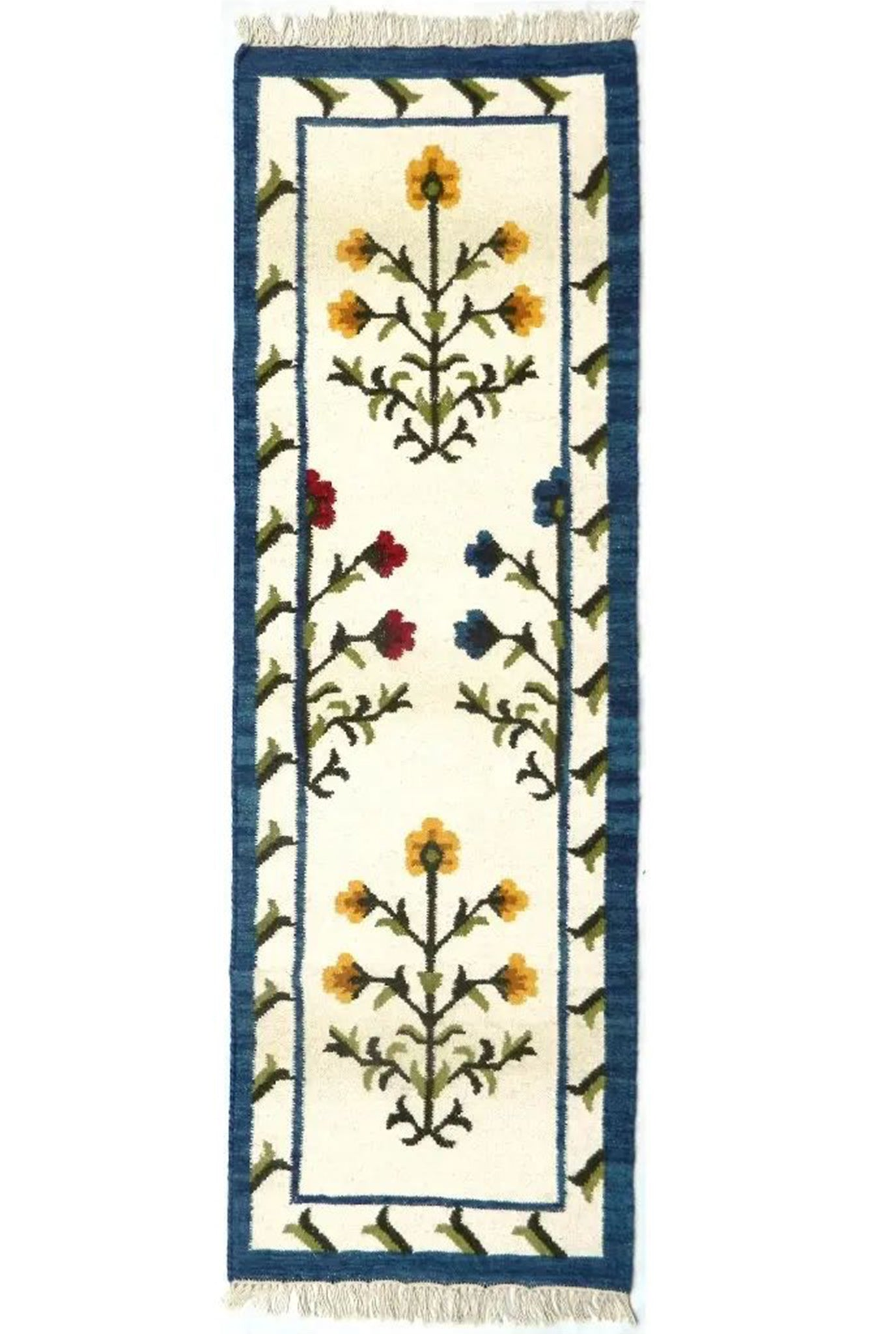 handcrafted-woven-rug-carpet-cotton-wool-home decor- jodi