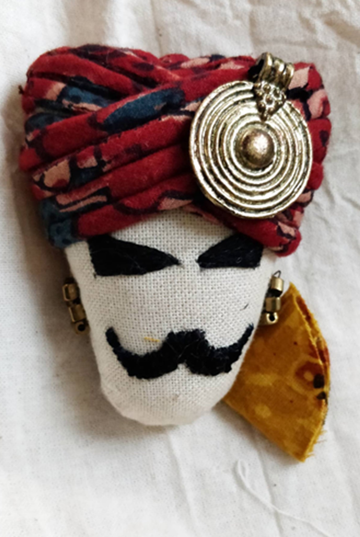 Maldhari Man Brooch Pin