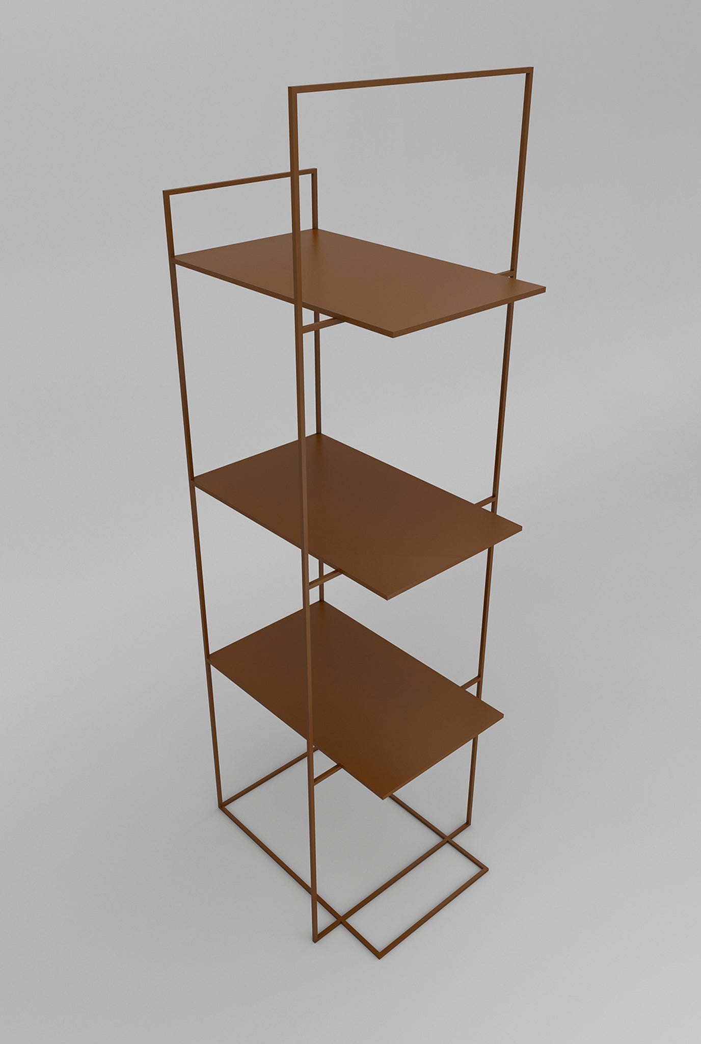 handcrafted- jodi- steel frame-metal storage- open shelf- colour options-organizer-minimal