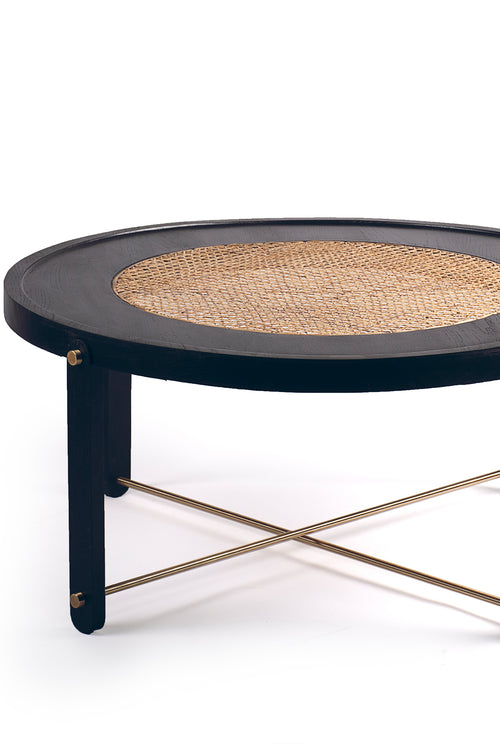 brass accents-cane mesh-side table- coffee table- ash wood-handcrafted-jodi-sustainable