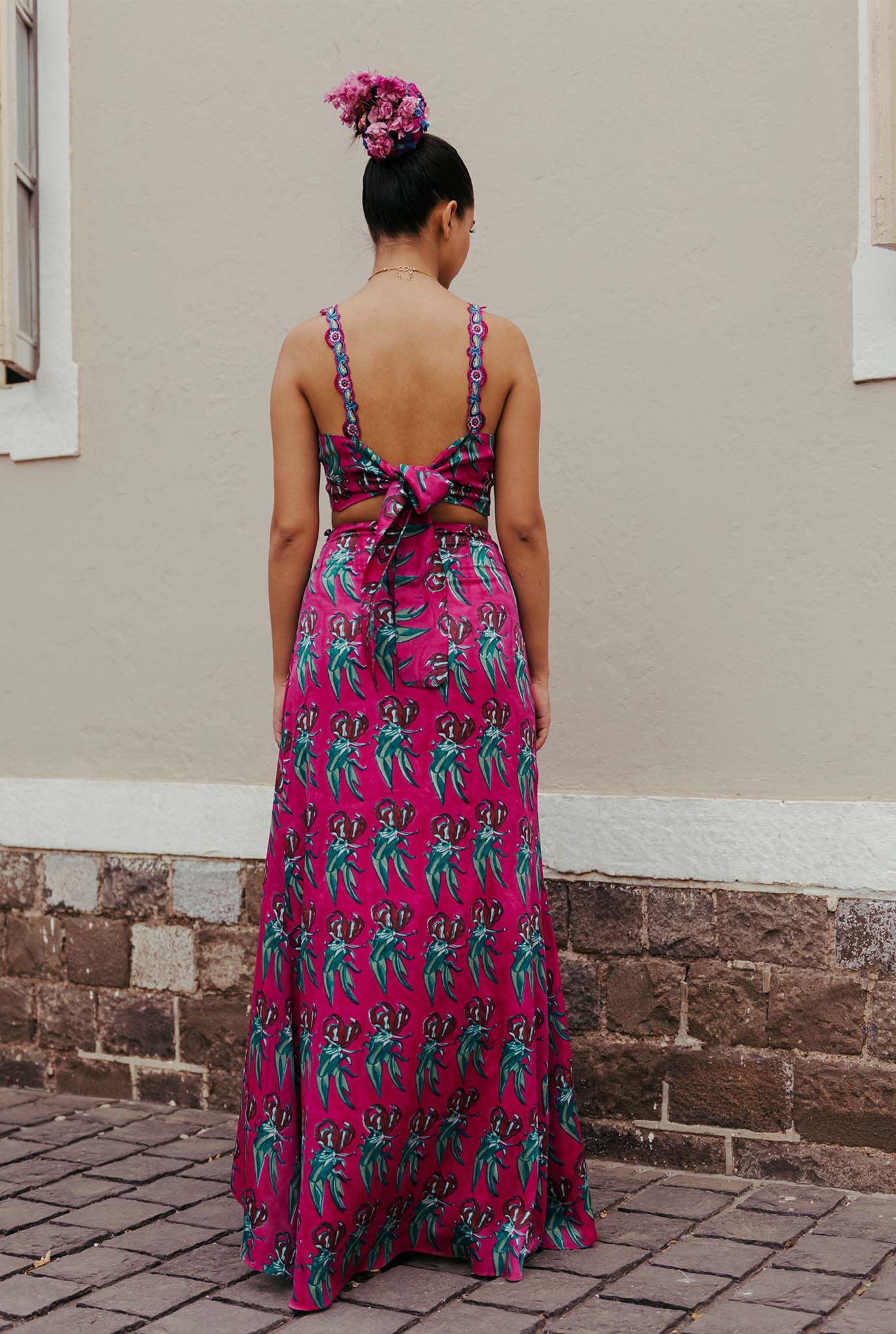 The-Jodi-Life-silk-magenta-silk-sustainable-handcrafted-embroidery-blouse-skirt