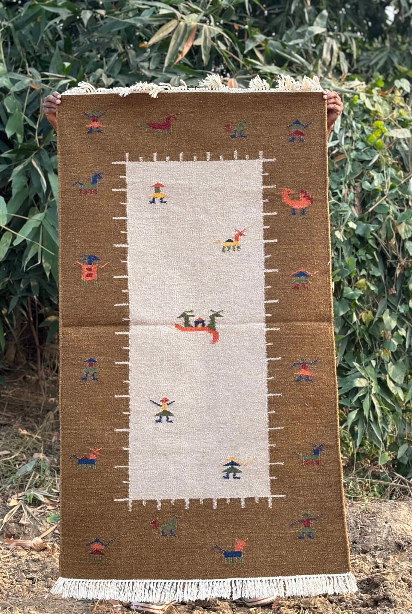 HAND-WOVEN SANJHA RUG