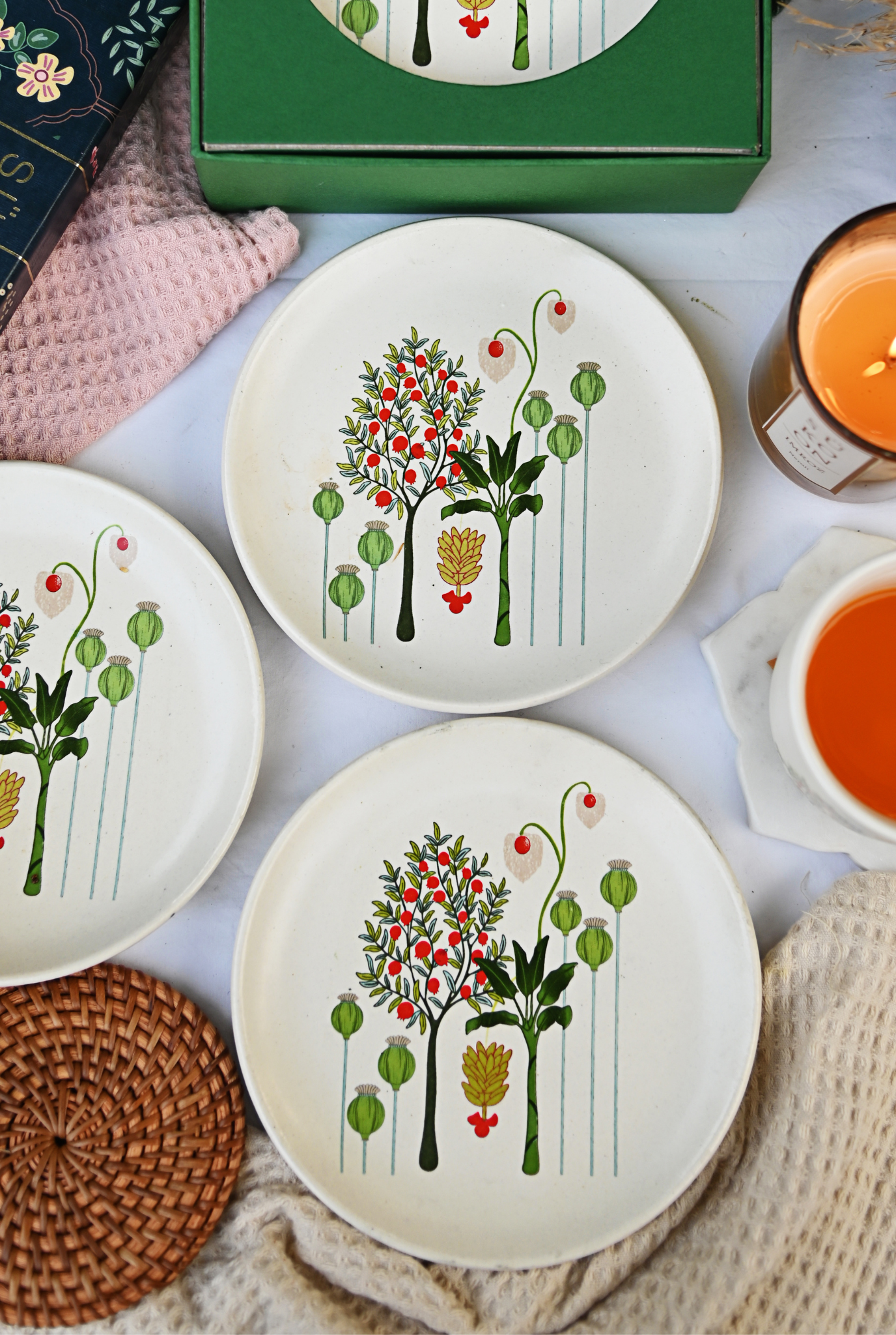 Bagh plates - set of four