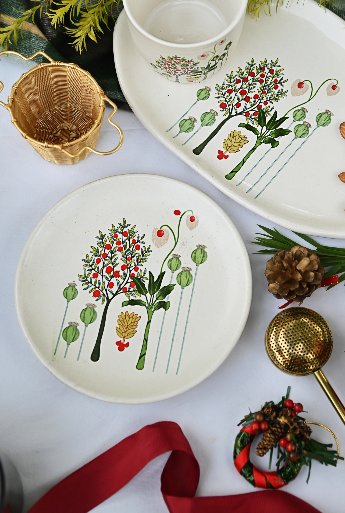 Bagh plates - set of four