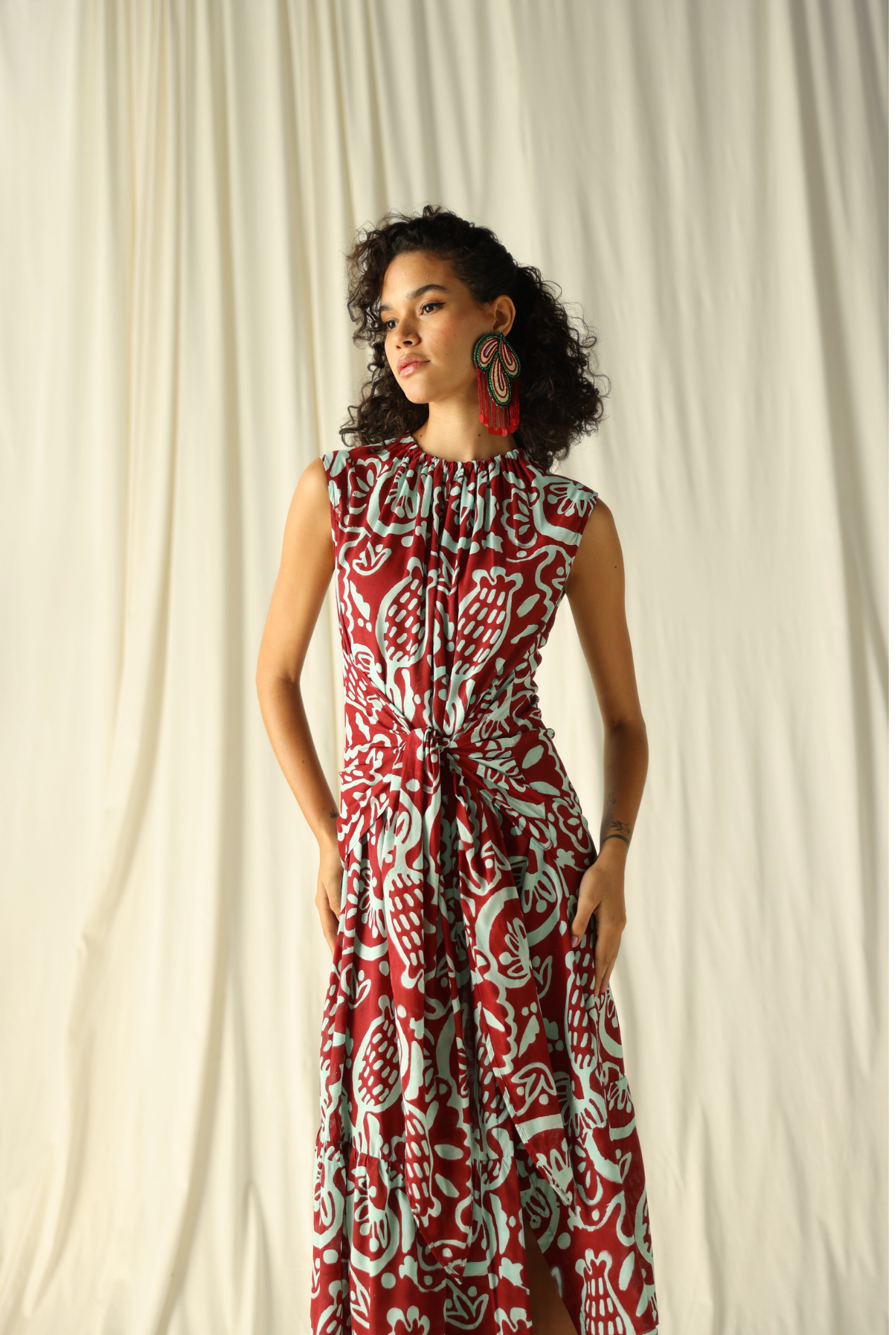 maroon-cotton-hand-block-printed-jodi-dress