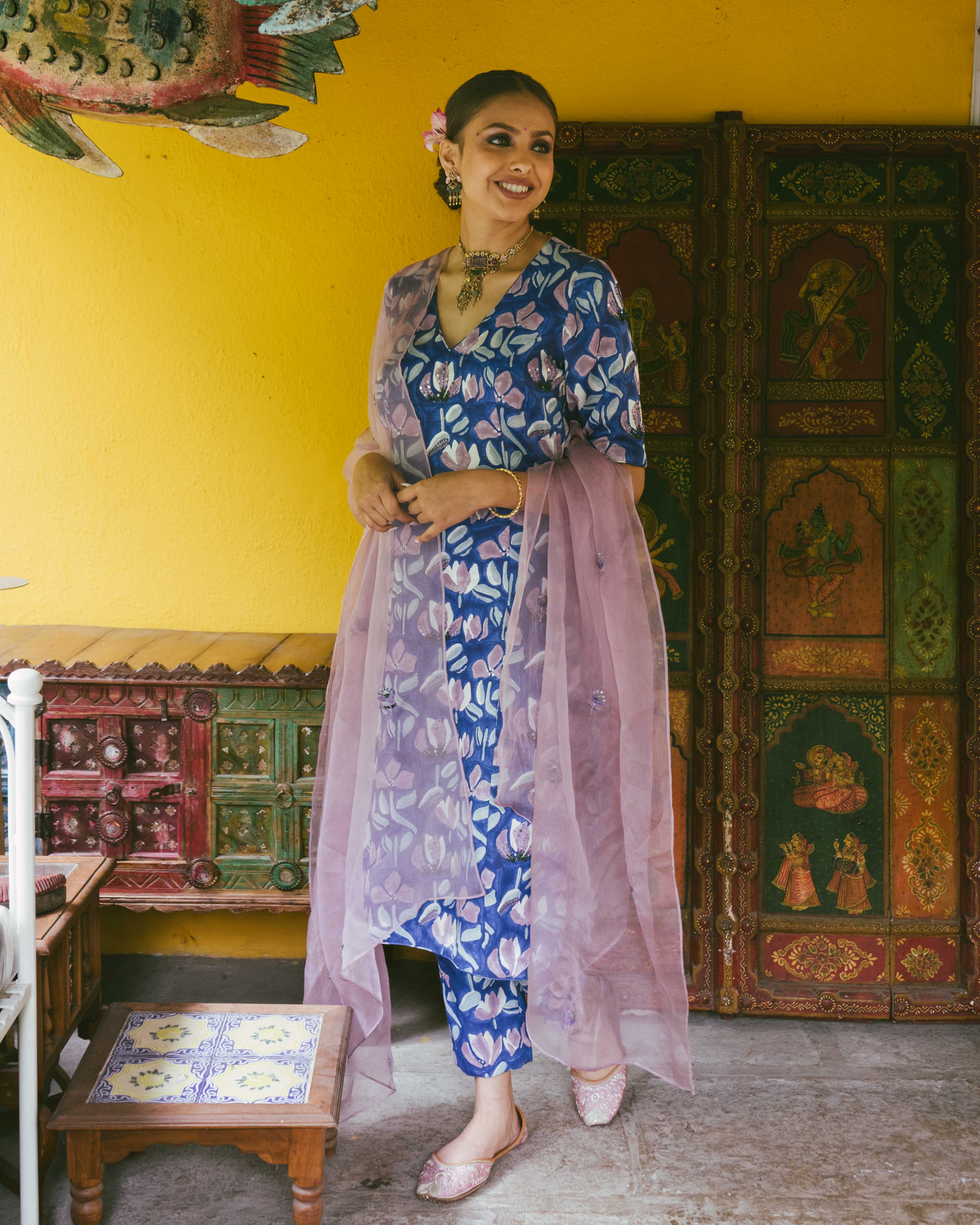 Neelam Organza Silk Dupatta