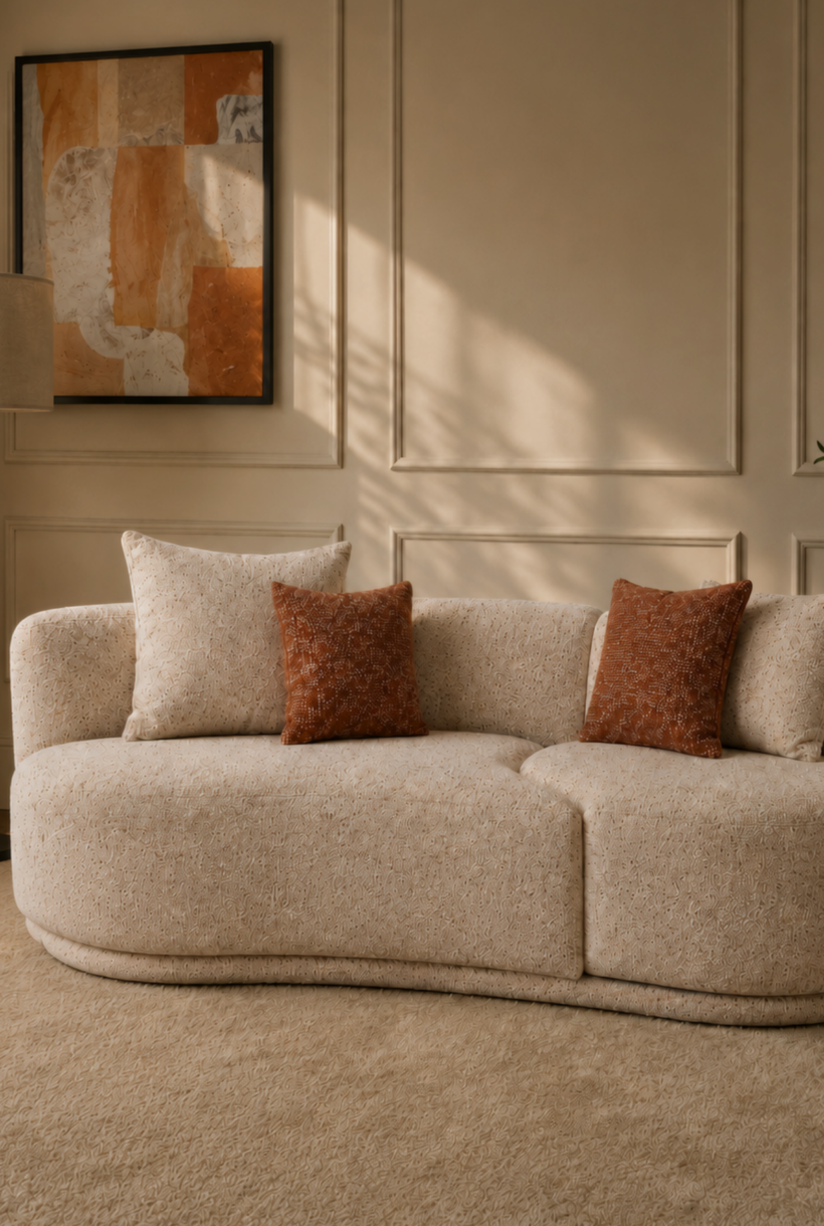 Velune 3 Seater Swivel Sofa