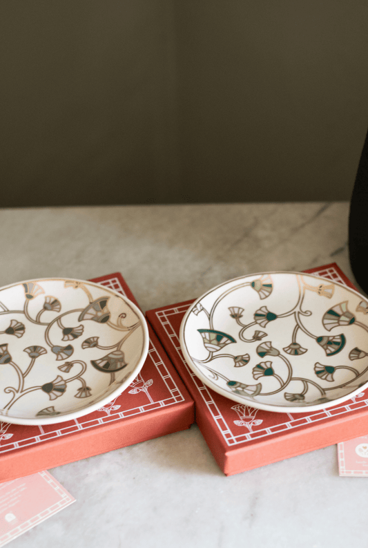 The Green Egyptian Lotus Plate
