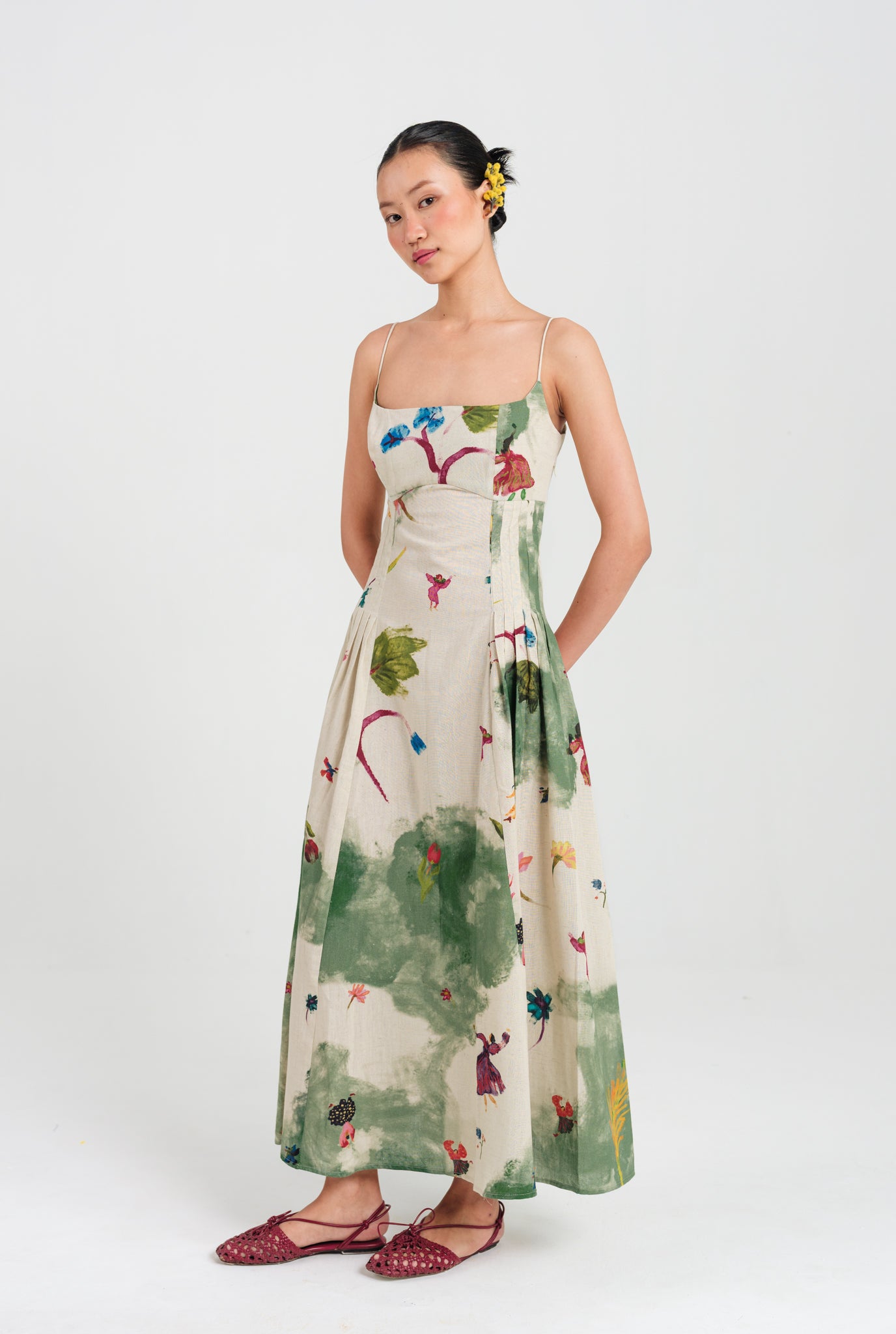 Sway Pleated Dress