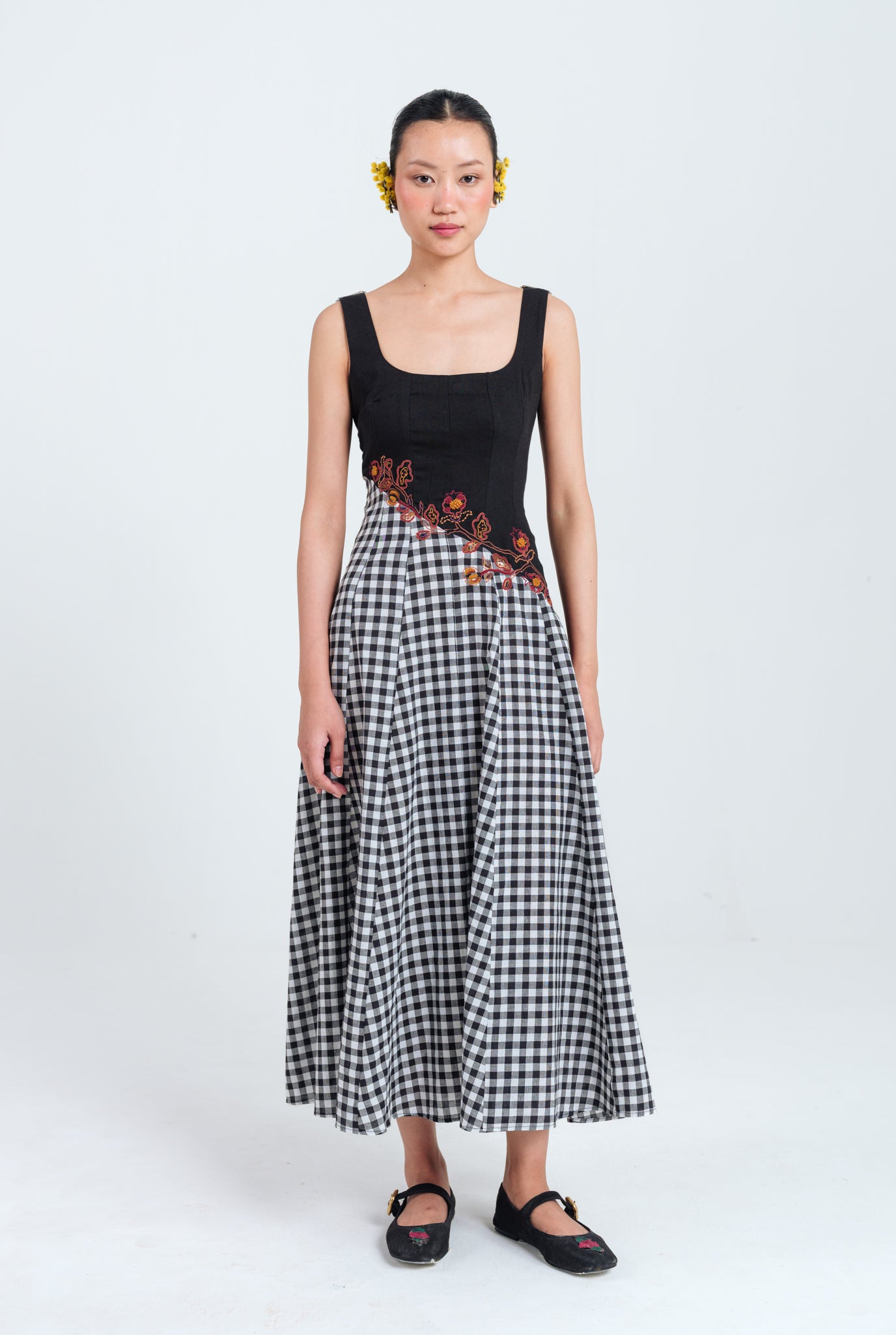 Groove Handloom Panelled Dress