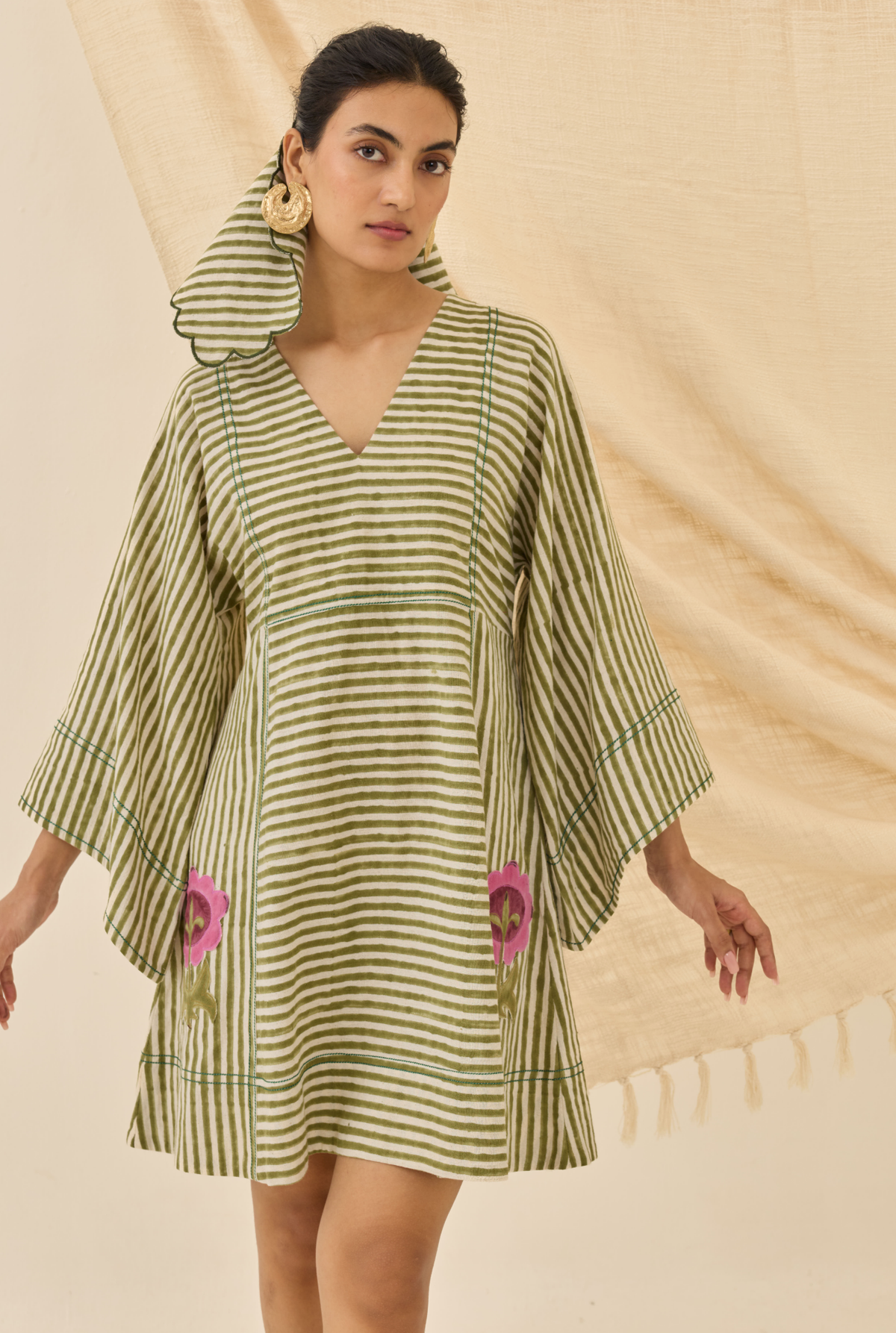 Pihu Handloom Shift Dress
