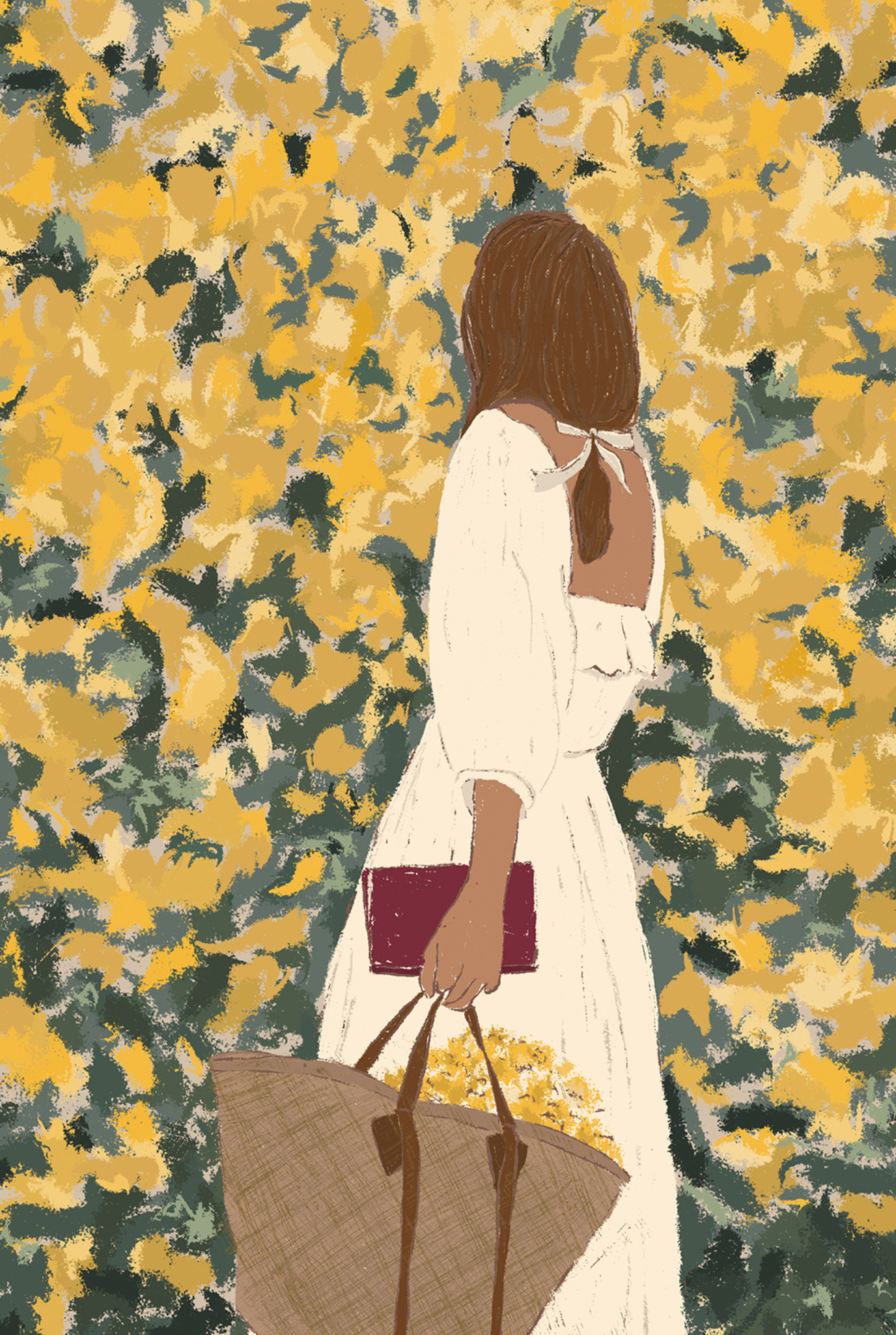 Among the Bougainvilleas