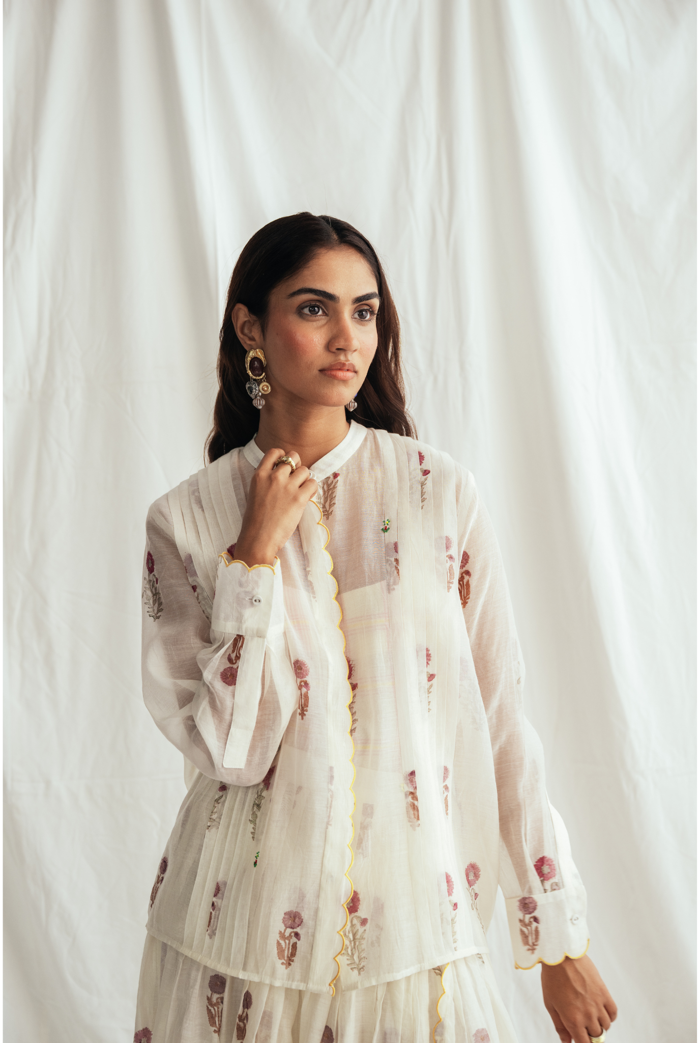 Kulfi Scallop Shirt