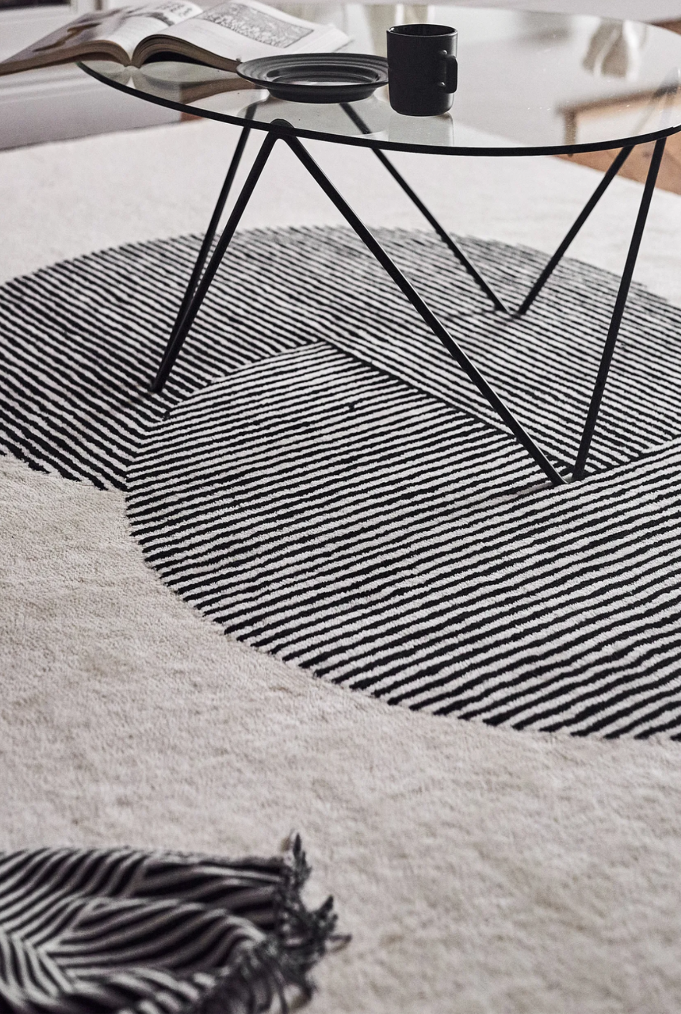Clique Wool Rug / Bone White