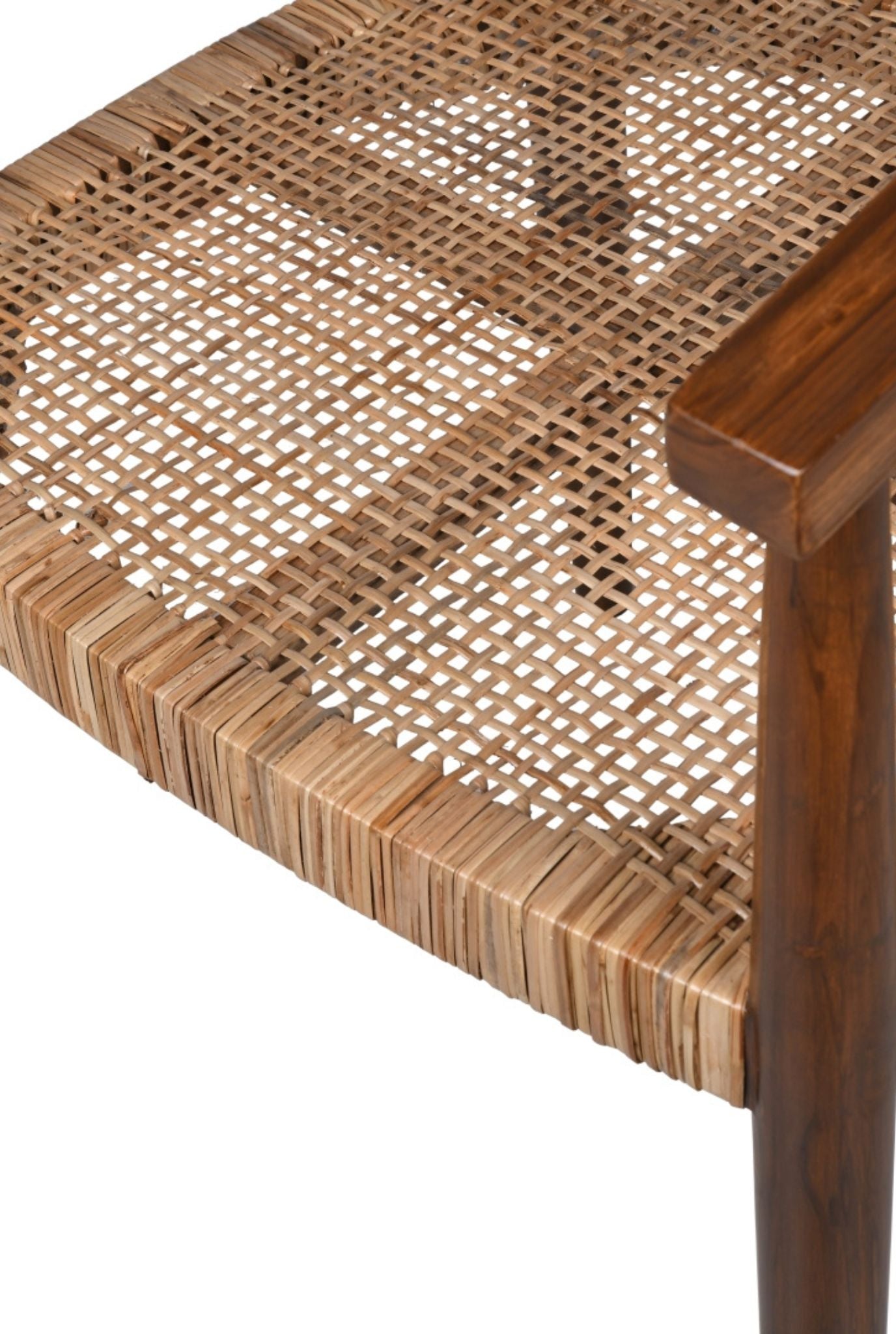 Tobu Teakwood Cane Armchair (SHIPPING ONLY IN INDIA)