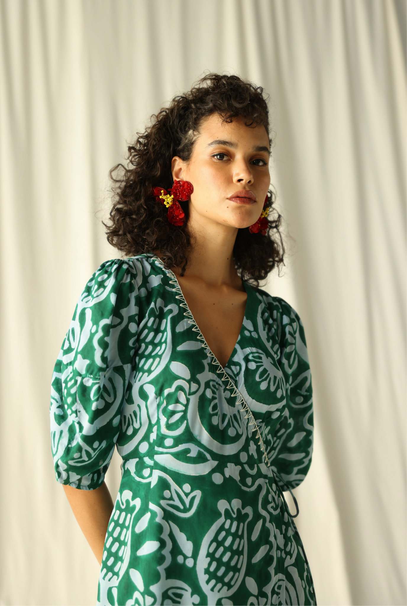 green-hand-block-print-cotton-wrap-womens-dress