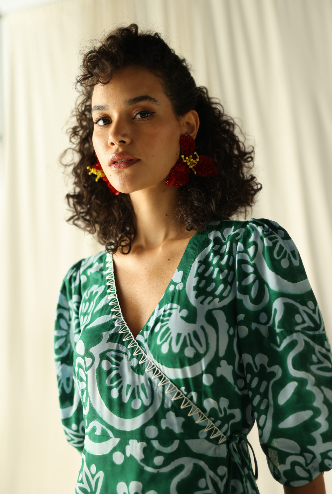 green-hand-block-print-cotton-wrap-womens-dress