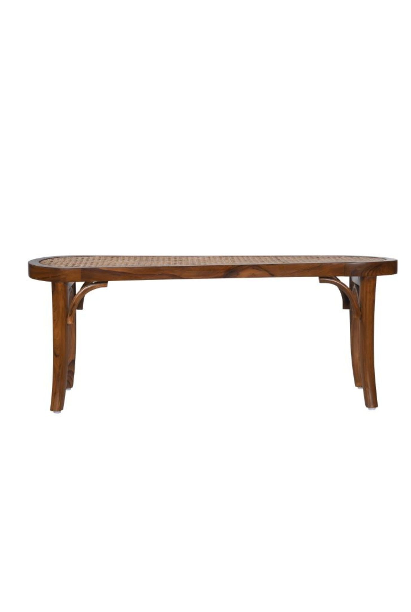 Asolo Teakwood Rattan Bench (SHIPPING ONLY IN INDIA)