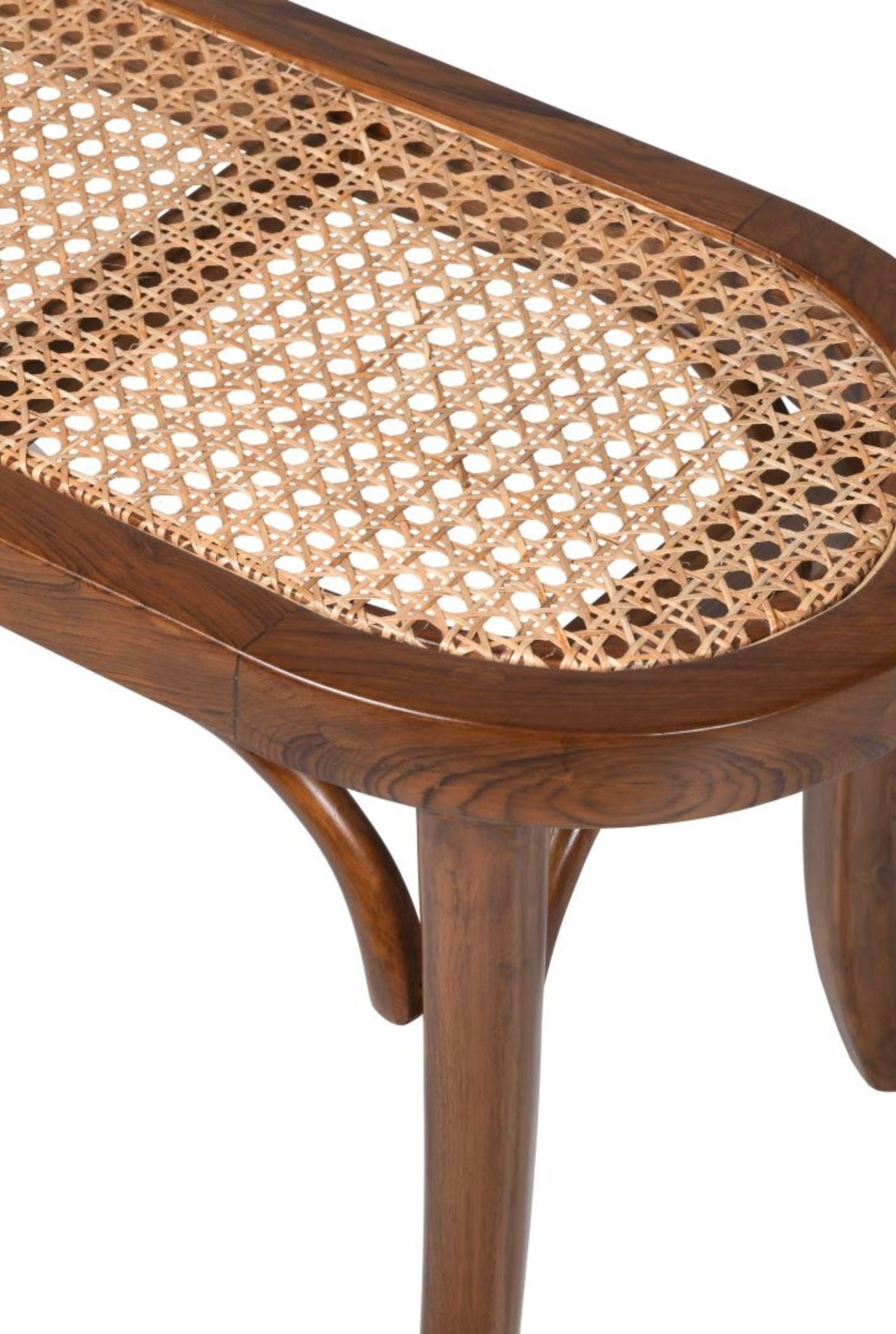 Asolo Teakwood Rattan Bench (SHIPPING ONLY IN INDIA)