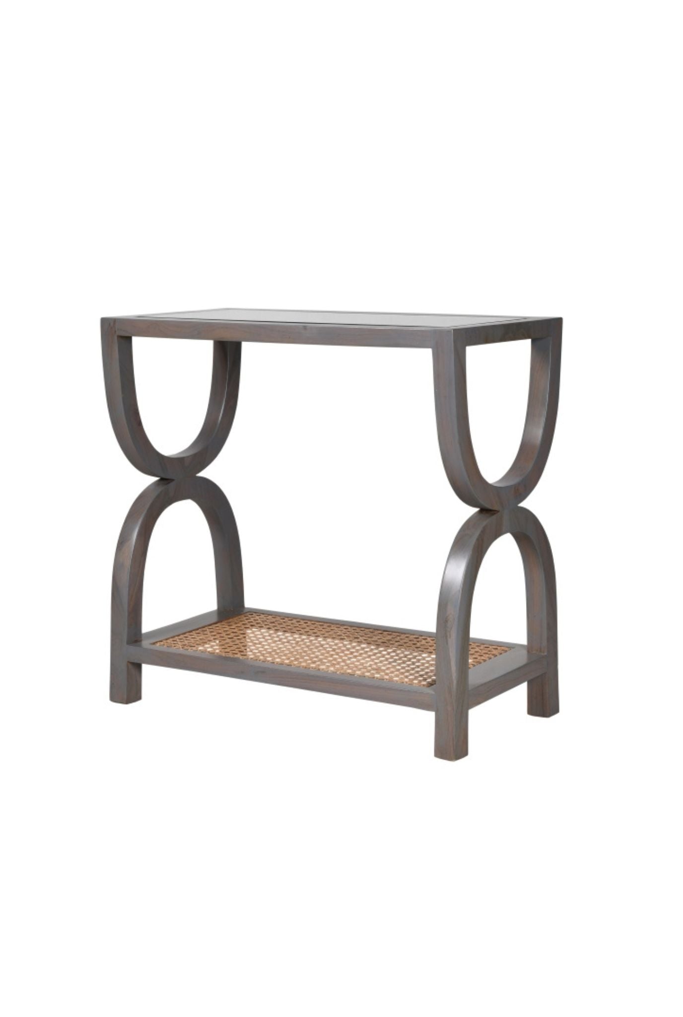 Polar Stroke Teakwood Console Table (SHIPPING ONLY IN INDIA)