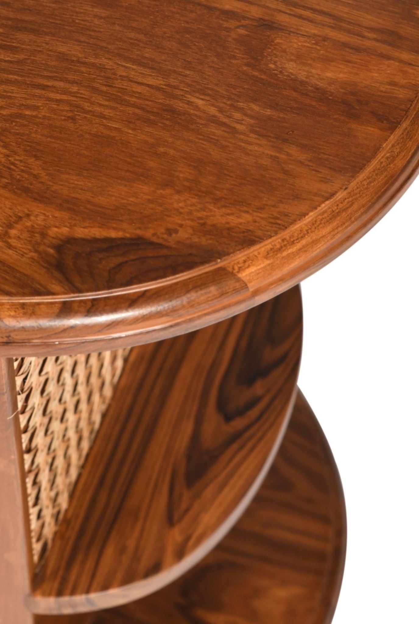 Swivel Teakwood Side Table (Shipping Only In India)