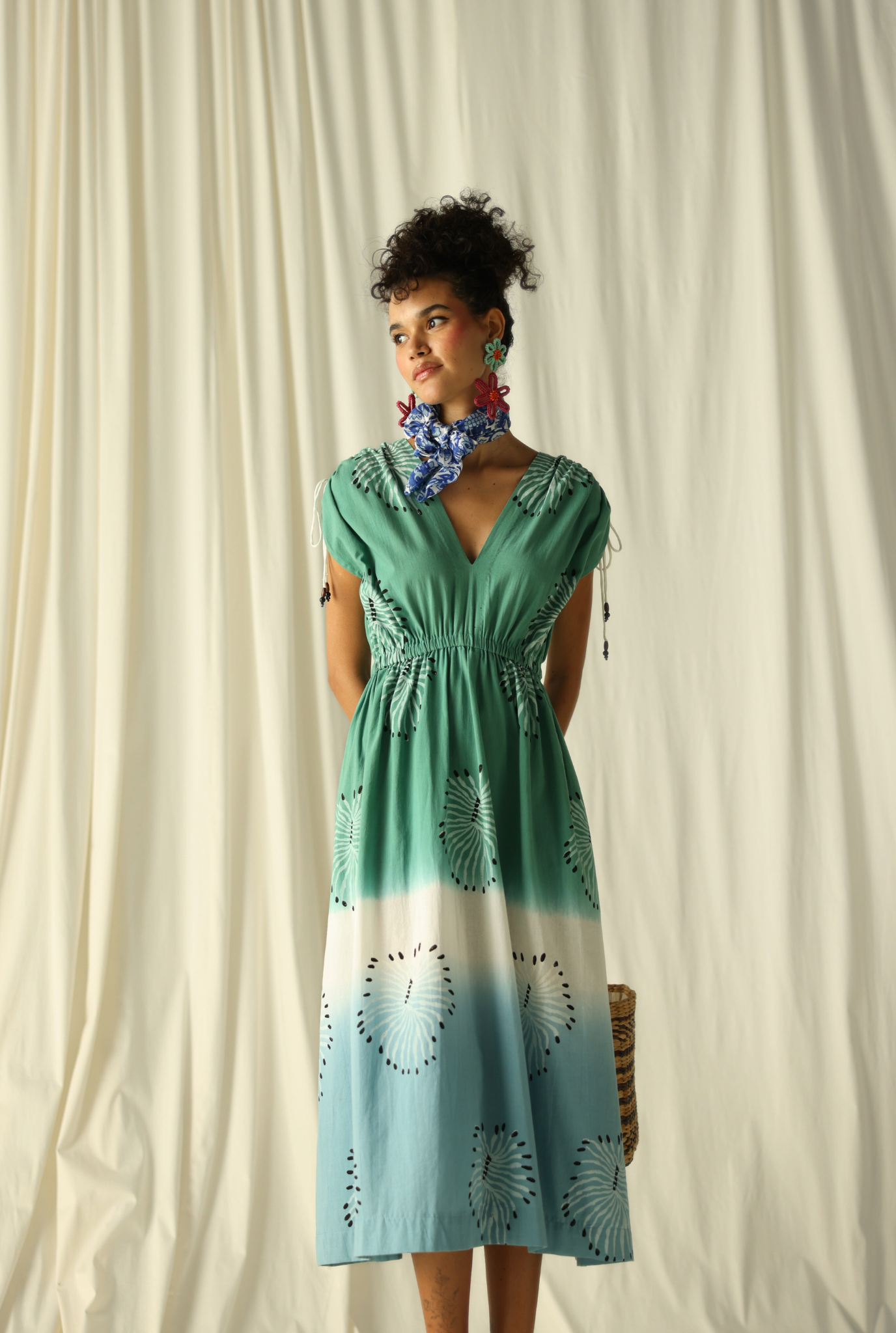 green-blue-dip-dye-hand-crafted-womens-dress