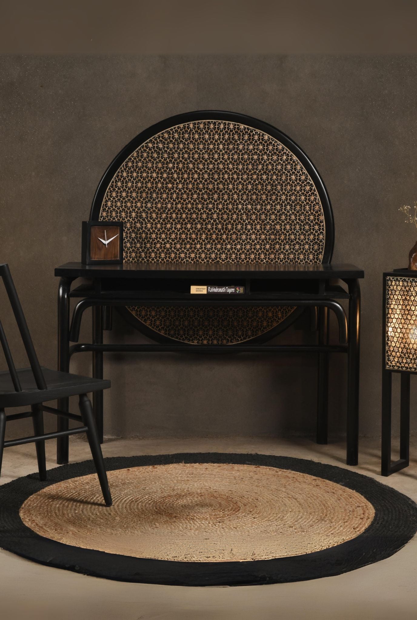 Twilight Cane Study Table (Shipping Only In India)