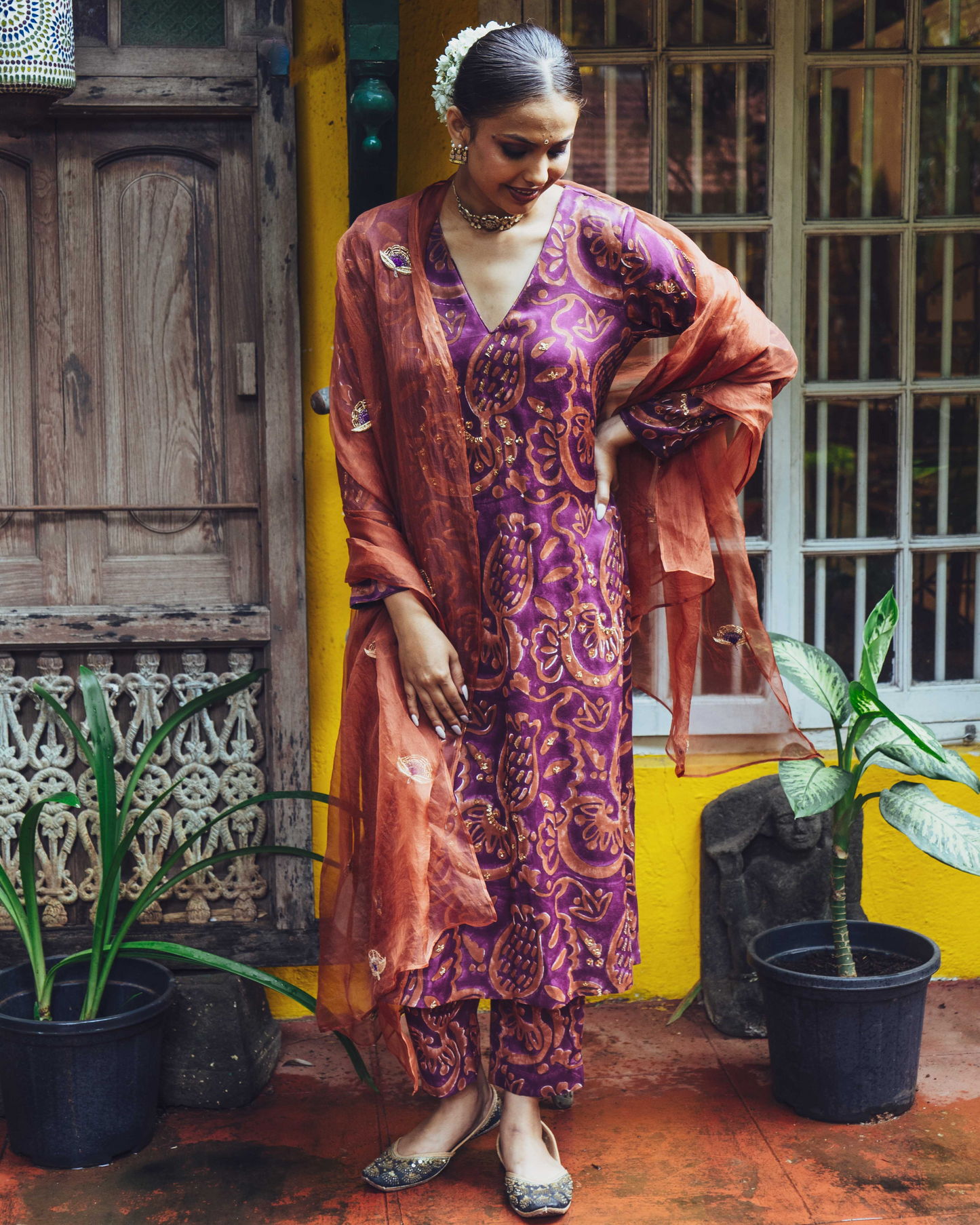 Saanjh Organza Silk Dupatta