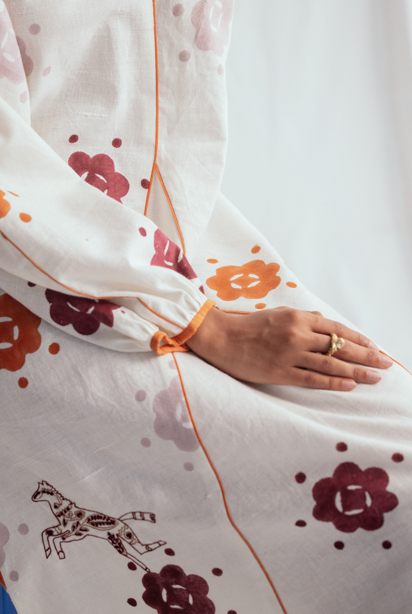 Thandai Peasant Dress