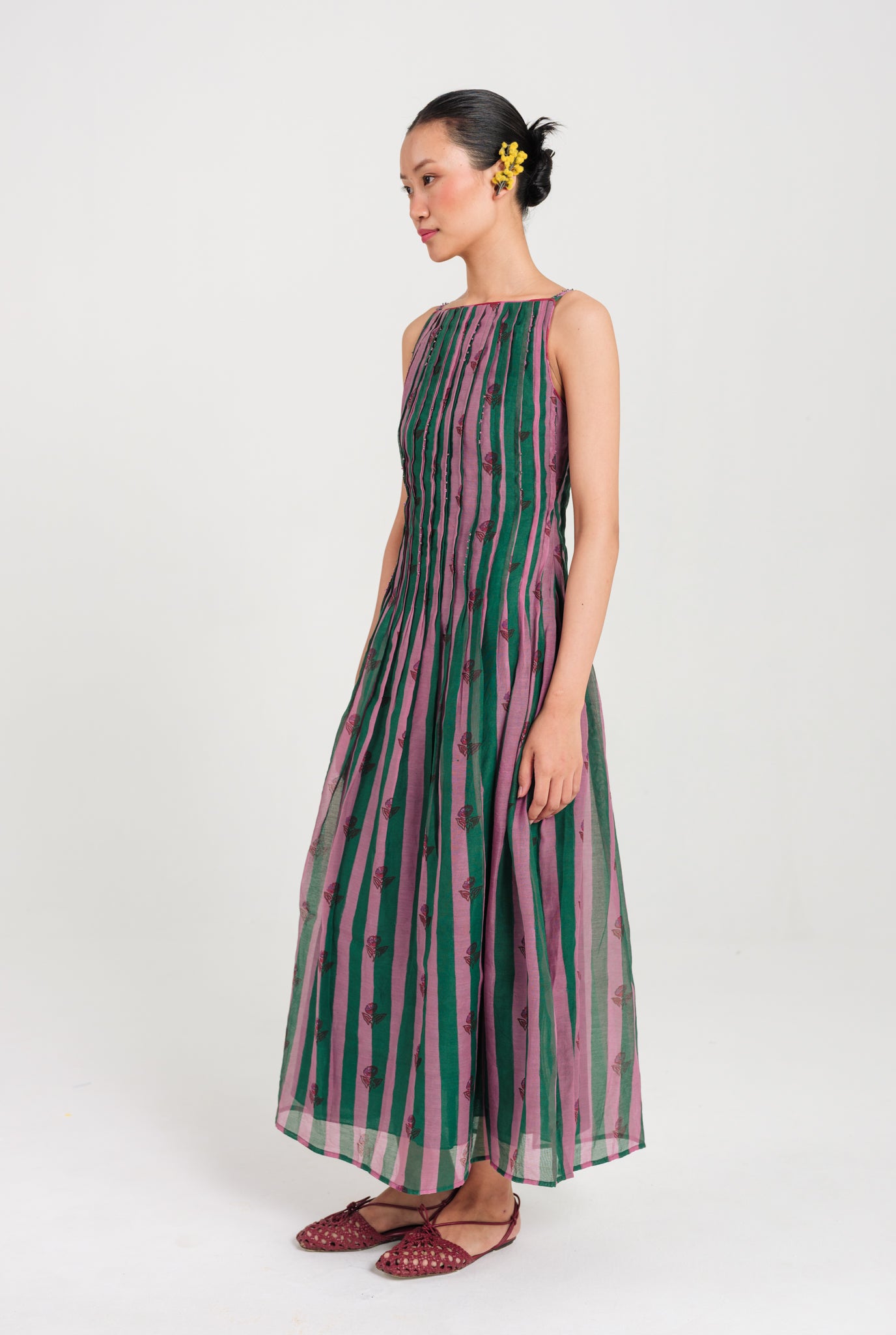Twirl Pleated Dress