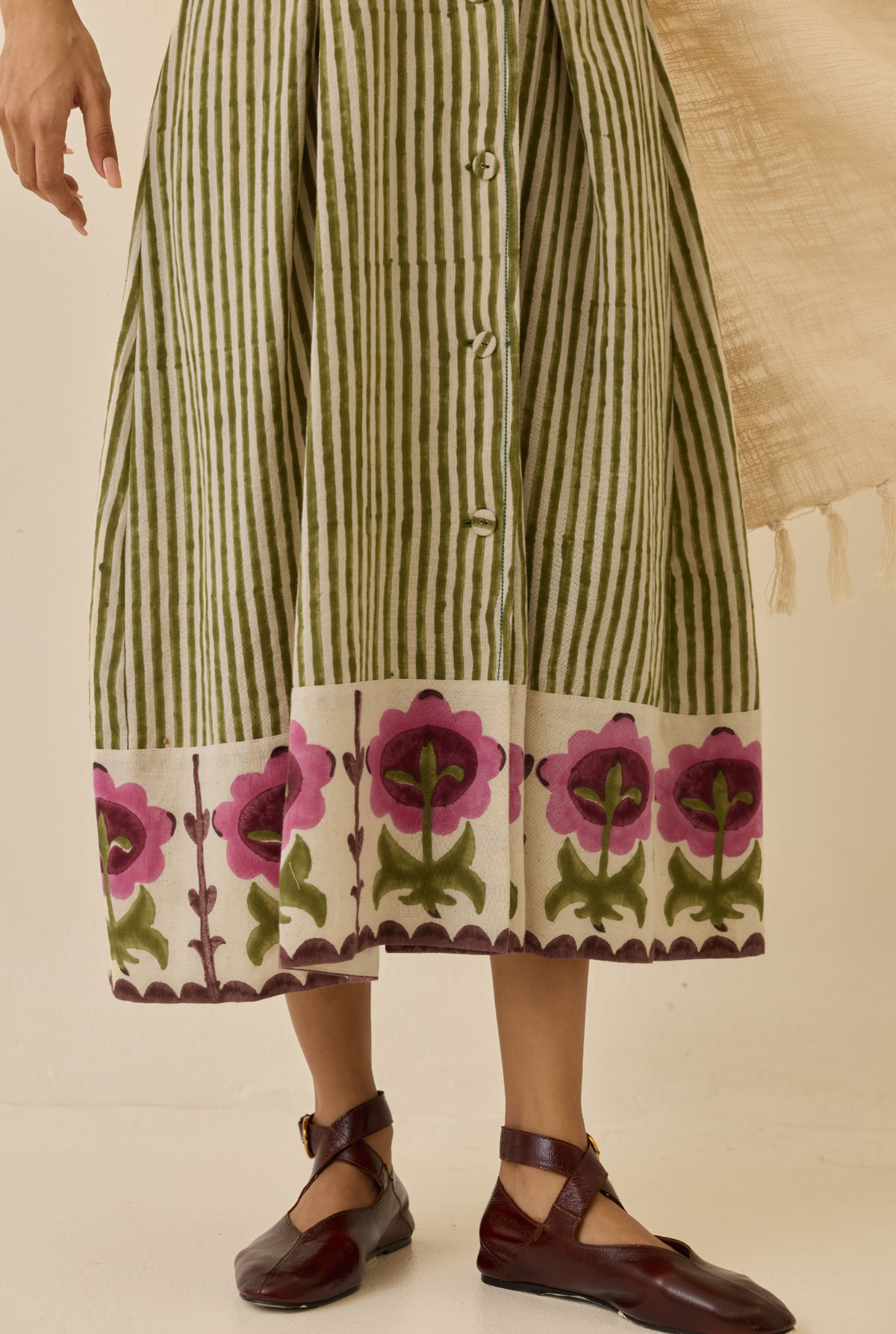 Pihu Handloom Wrap Dress