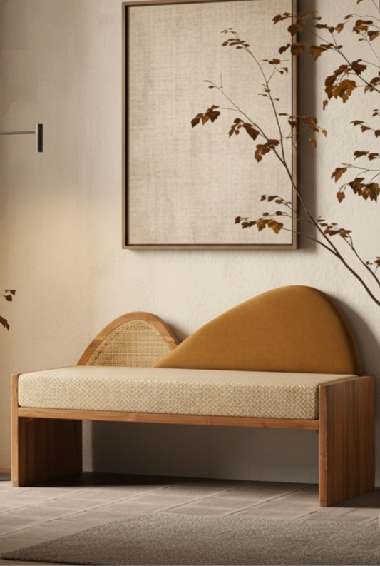 Serir Teak Wood Bench